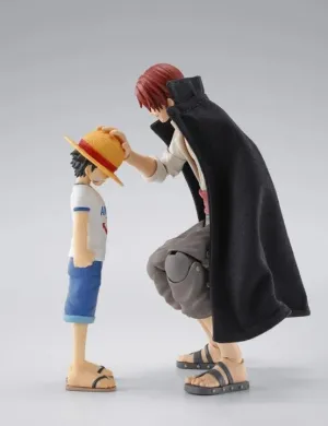 S.H. Figuarts One Piece Shanks and Monkey D. Luffy (Childhood) Action Figure Science Model Action Display