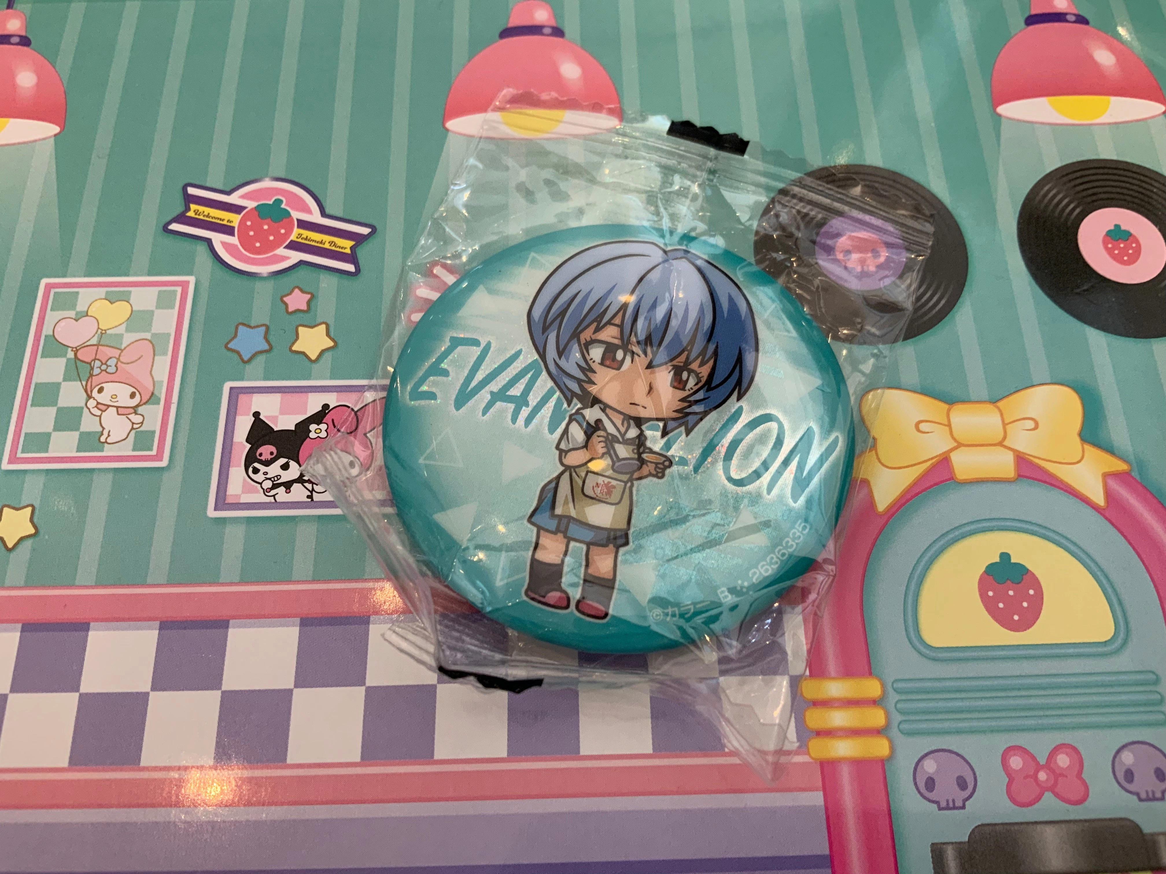 Robot Display Evangelion Character Chibi Badge 10 Pieces Set (In-stock)