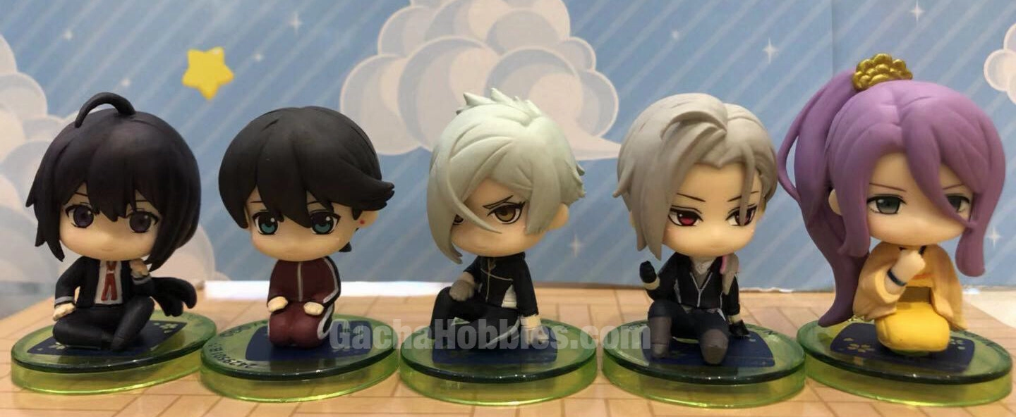Suwarasetai Touken Ranbu Character Figure Vol.5 5 Pieces Set (In-stock) Bathroom Accent