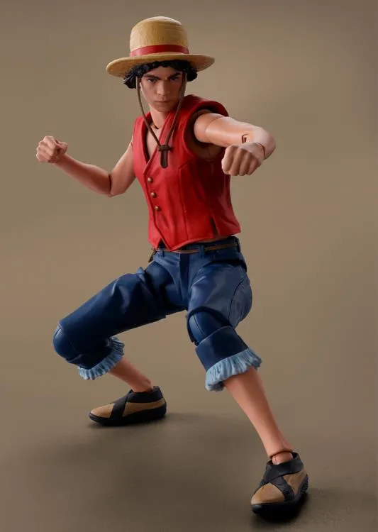 Sitting Pose S.H. Figuarts A Netflix Series: One Piece Monkey D. Luffy Action Figure