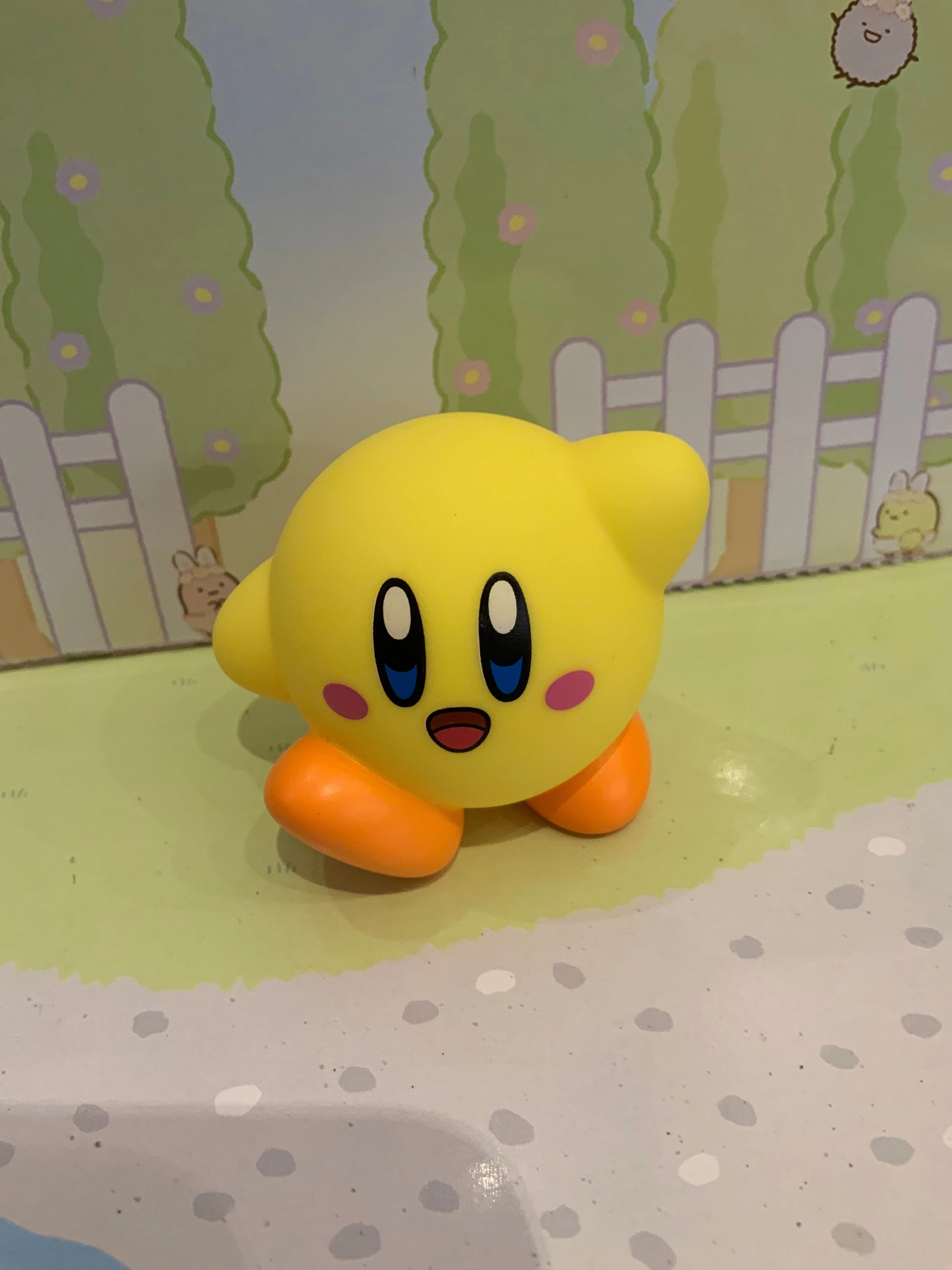 stress relief Fantasy Elf Hoshi no Kirby Colorful Vinyl Figure 4 Pieces Set (In-stock)