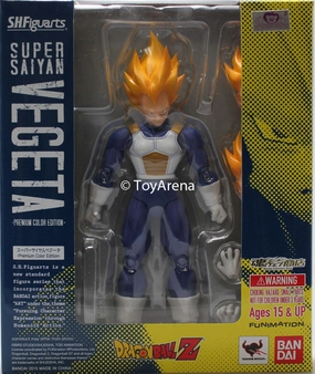 Viral Sensation Serious Investor S.H. Figuarts Dragon Ball Z Kai Super Saiyan Vegeta (Premium Color Edition) Action Figure