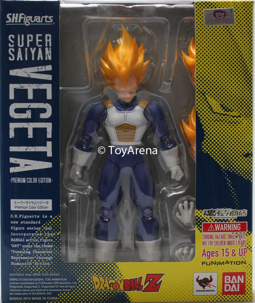 Viral Sensation Serious Investor S.H. Figuarts Dragon Ball Z Kai Super Saiyan Vegeta (Premium Color Edition) Action Figure