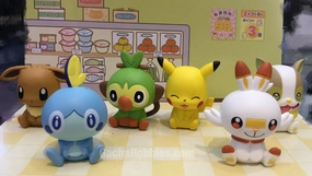 Glow In Dark Pokemon Sword and Shield Figure Clip Vol.4 6 Pieces Set (In-stock)