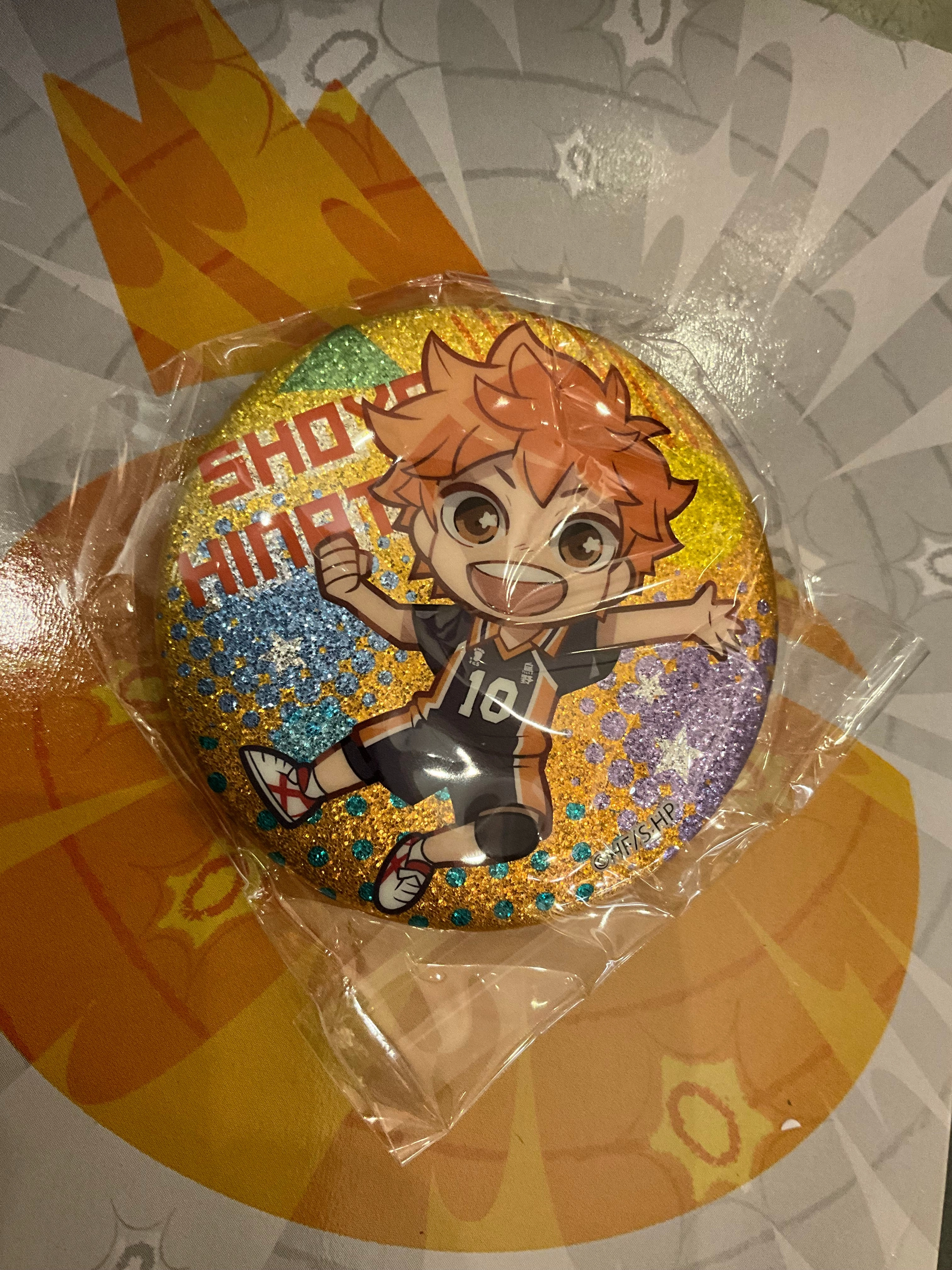 Stasto Decora-pic Haikyuu Characters Badge 9 Pieces Set (In-stock) Audience Favorite Diorama Accent