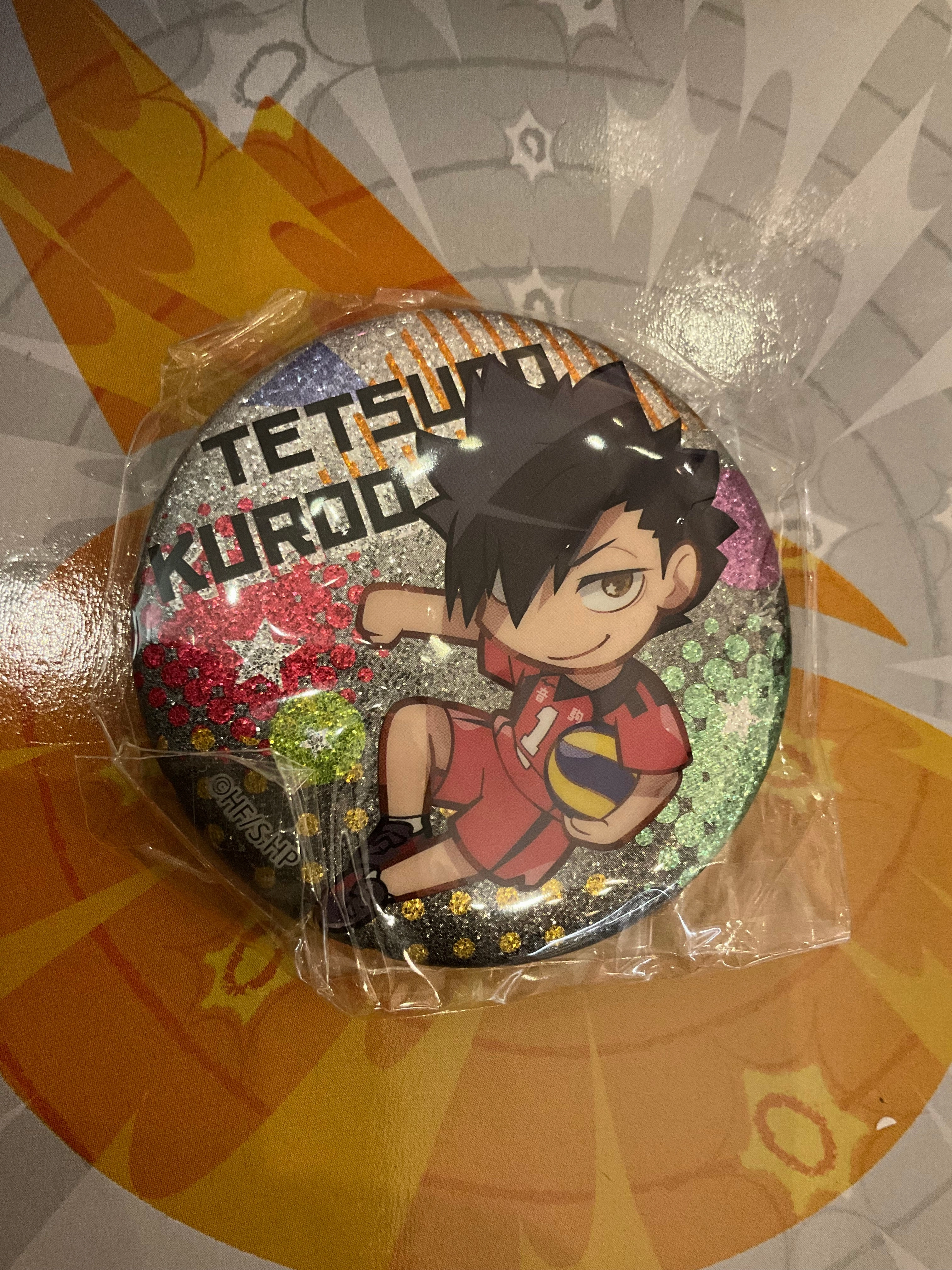 Stasto Decora-pic Haikyuu Characters Badge 9 Pieces Set (In-stock) Hallway Display Fantasy Character