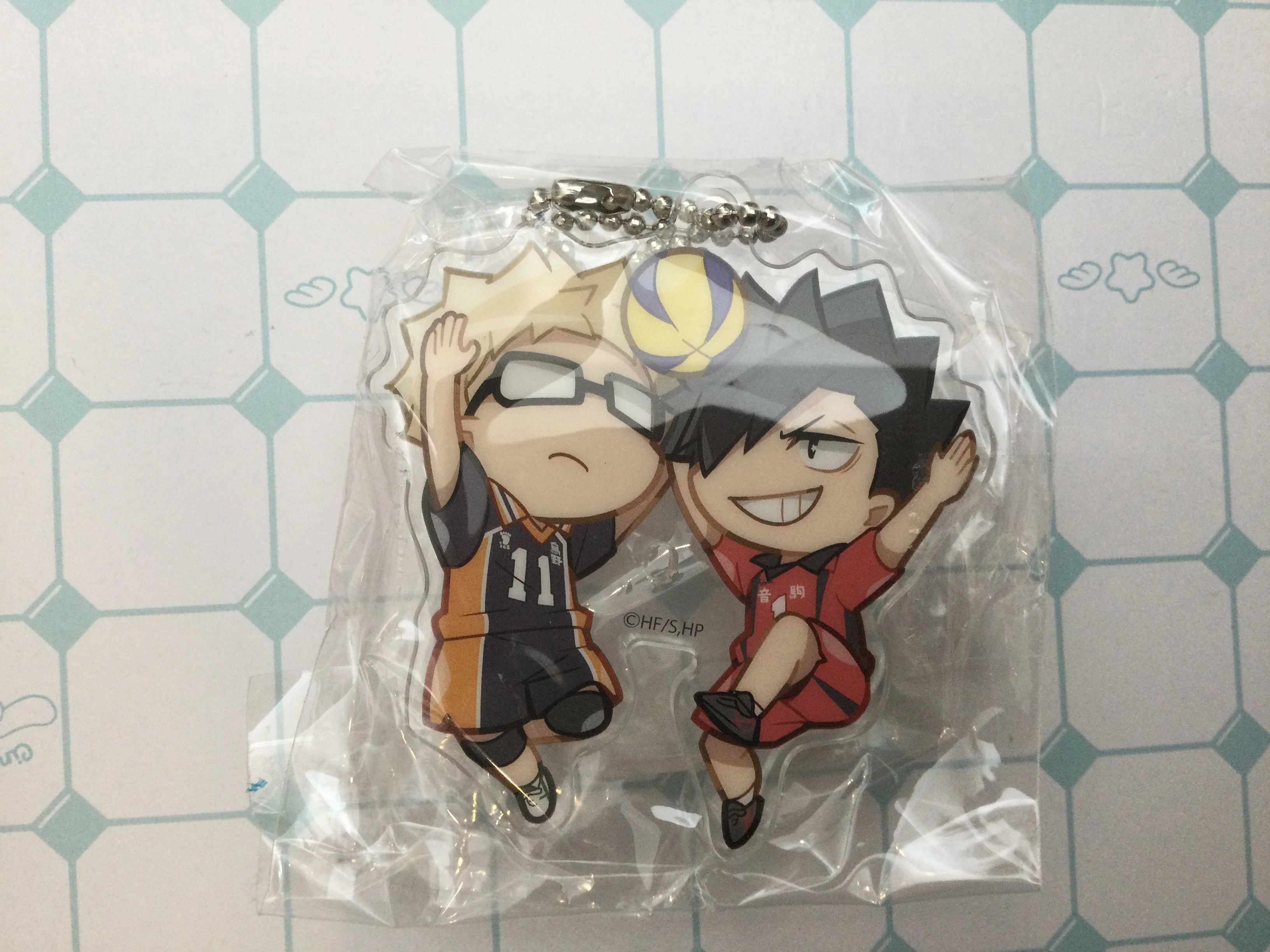 Stasto Decora-pic Haikyuu with Base Acrylic Keychain Vol.2 9 Pieces Set (In-stock) Story Driven Global Appeal