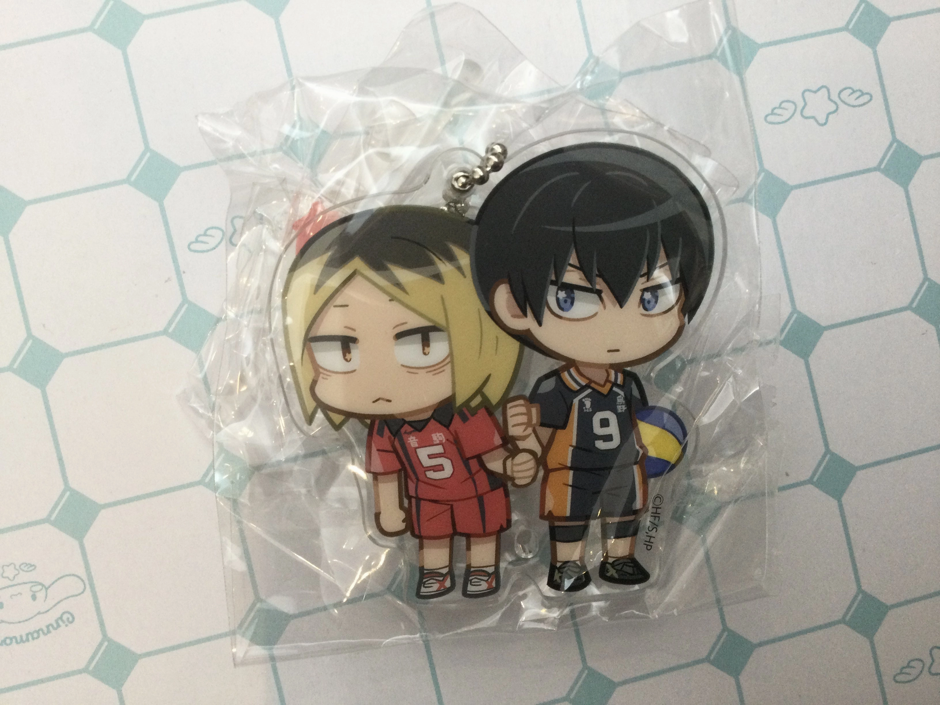 Stasto Decora-pic Haikyuu with Base Acrylic Keychain Vol.2 9 Pieces Set (In-stock) Transforming Toy