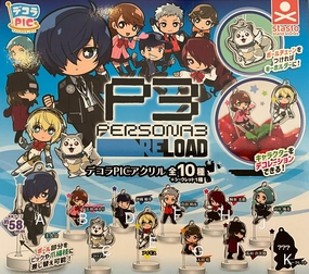 Stasto Decora-pic Persona 3 Reload with Base Acrylic Keychain 10 Pieces Set (In-stock) Winter Decoration
