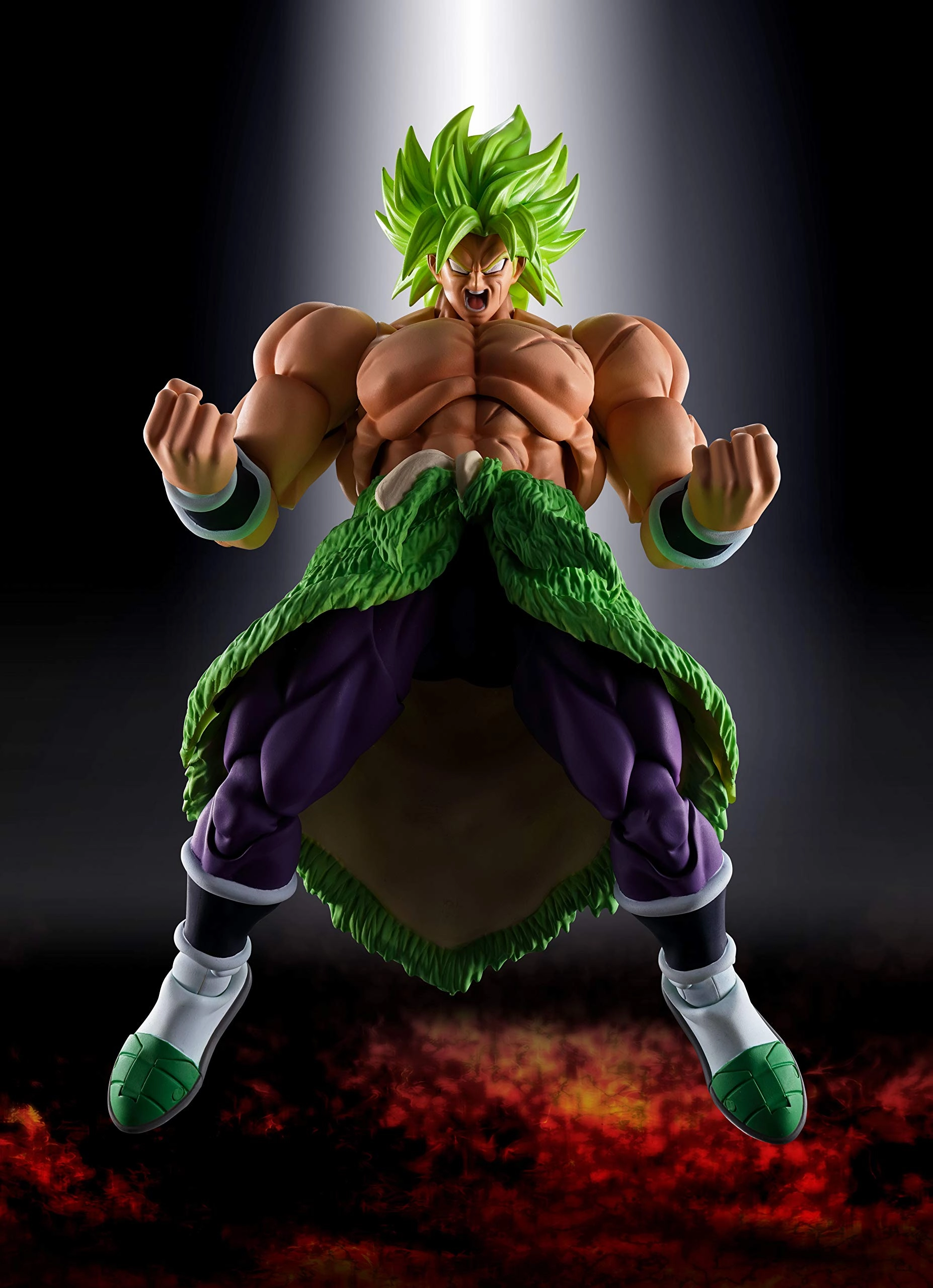 "Dragon Ball Super Broly" S.H.Figuarts Super Saiyan Broly Full Power Interactive Exhibit Display Case