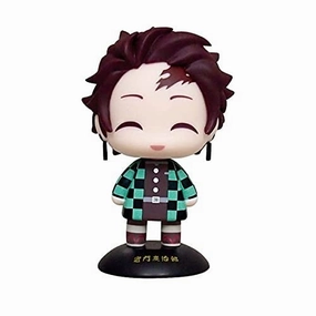 "Demon Slayer: Kimetsu no Yaiba" YR-02 Yurayura Head Kamado Tanjiro (Smile) Race Car Driver Art Sculpture