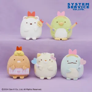Random Series Display Sumikko Gurashi Angel Ebiten Idol Plush Toy Set with Ball Chain Surprise Drops