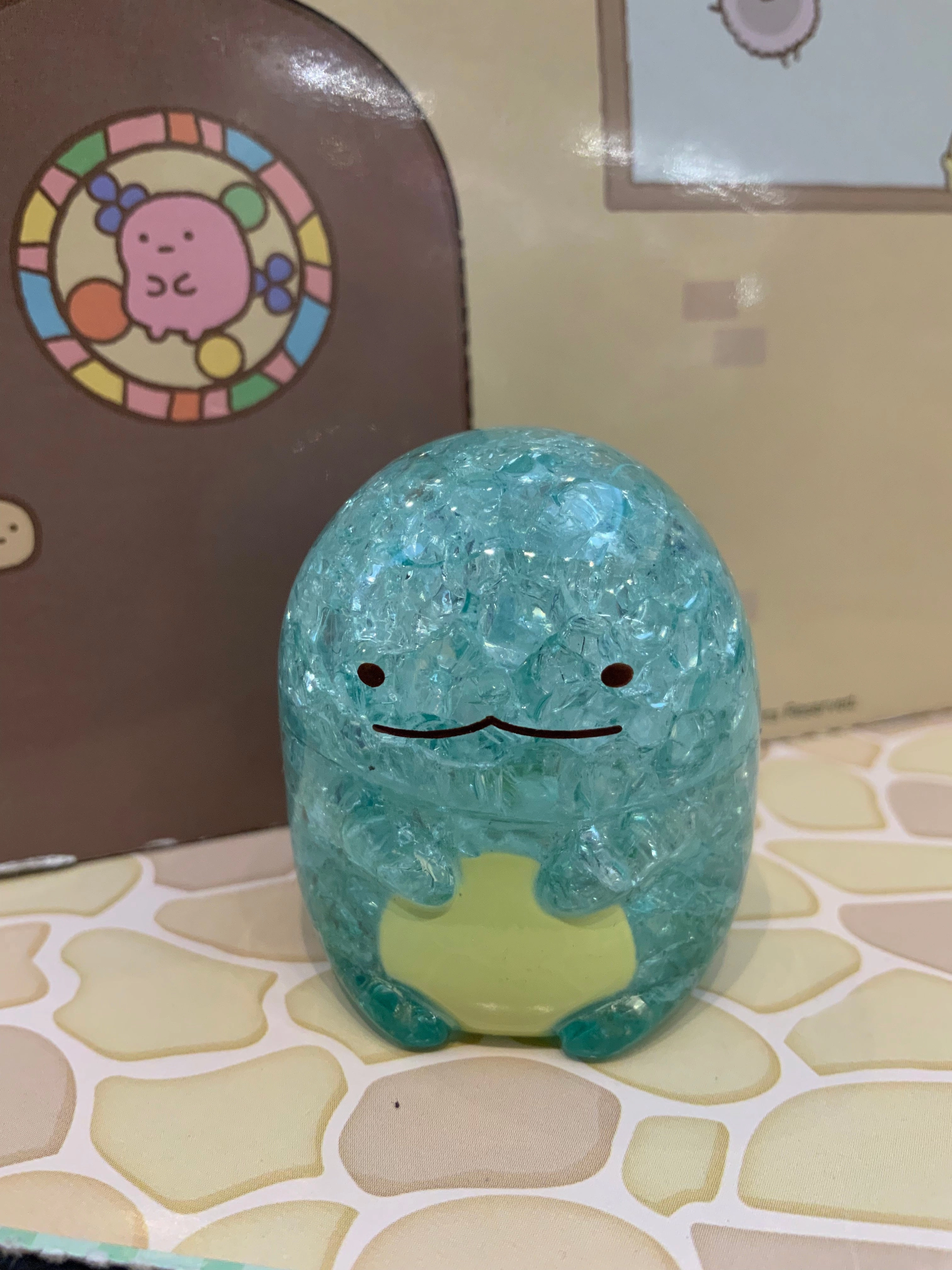 Unicorn Statue Animal Figure Sumikko Gurashi and Firends Crystal Diamond Light Up Figure 6 Pieces Set (In-stock)