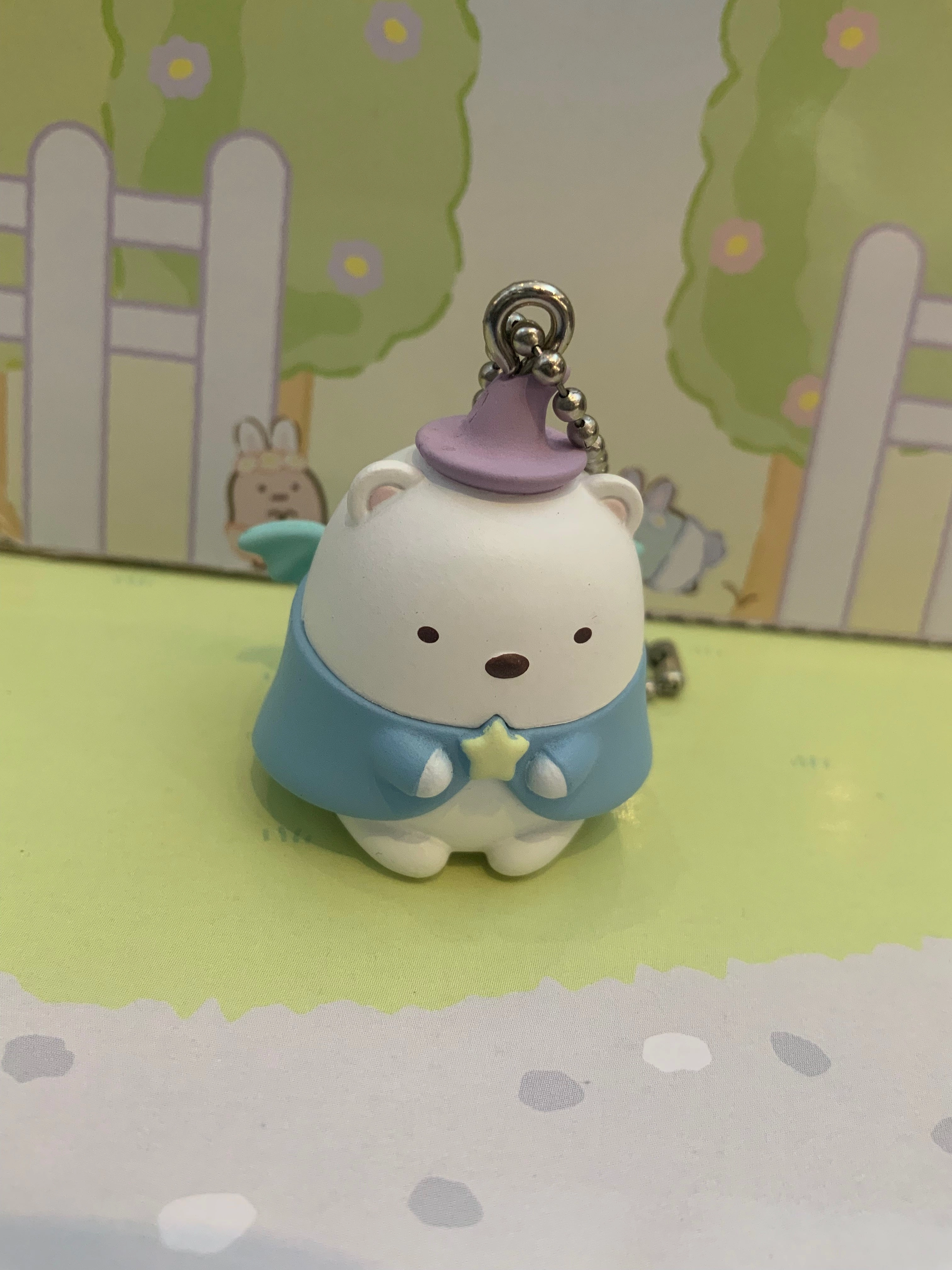 Toy Gift Vinyl Toy Sumikko Gurashi Demon Wizard Figure Keychain Vol.2 8 Pieces Set (In-stock)