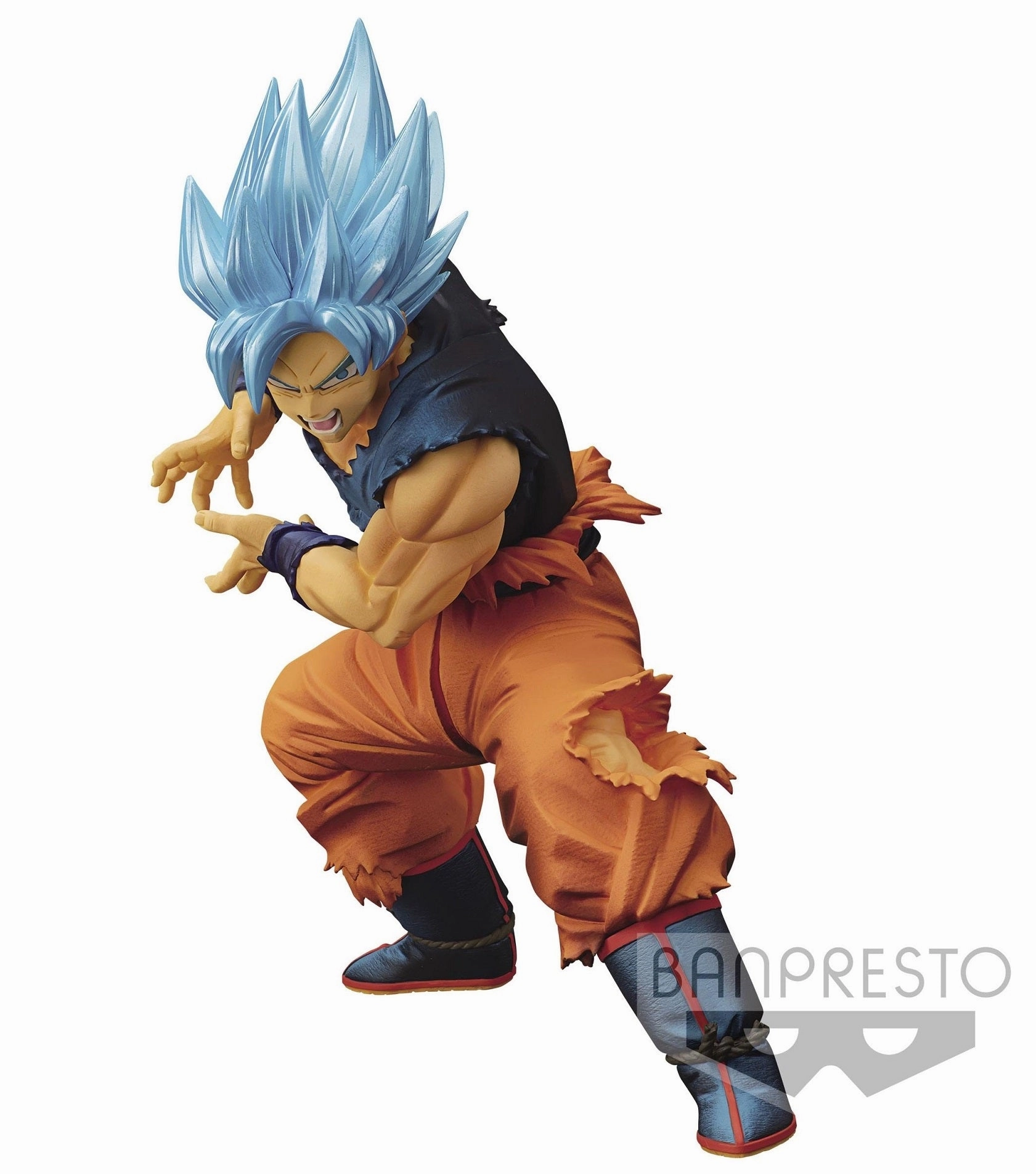 "Dragon Ball Super" Son Goku SSGSS Maximatic Epoxy Resin Chibi Model