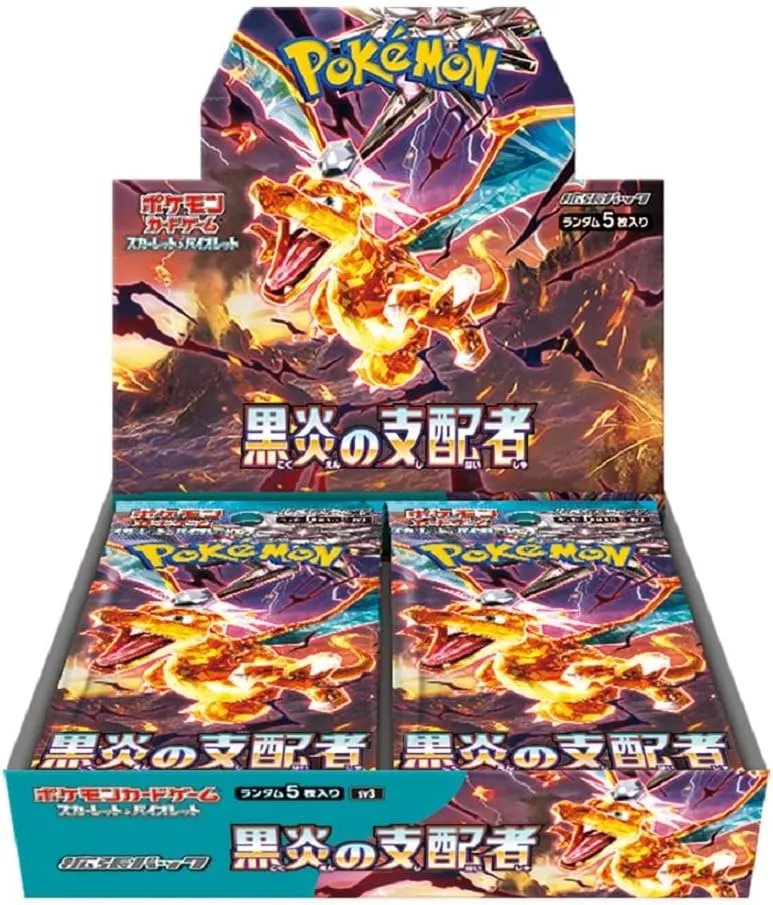 Mystery Edition Release Toy Drop Series "Pokemon Card Game Scarlet & Violet" Expansion Pack Ruler of the Black Flame