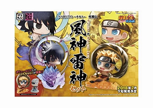 Susano-o & Uchiha Sasuke Petit Chara Land Naruto Shippuuden - MegaHouse Superhero Sculpture