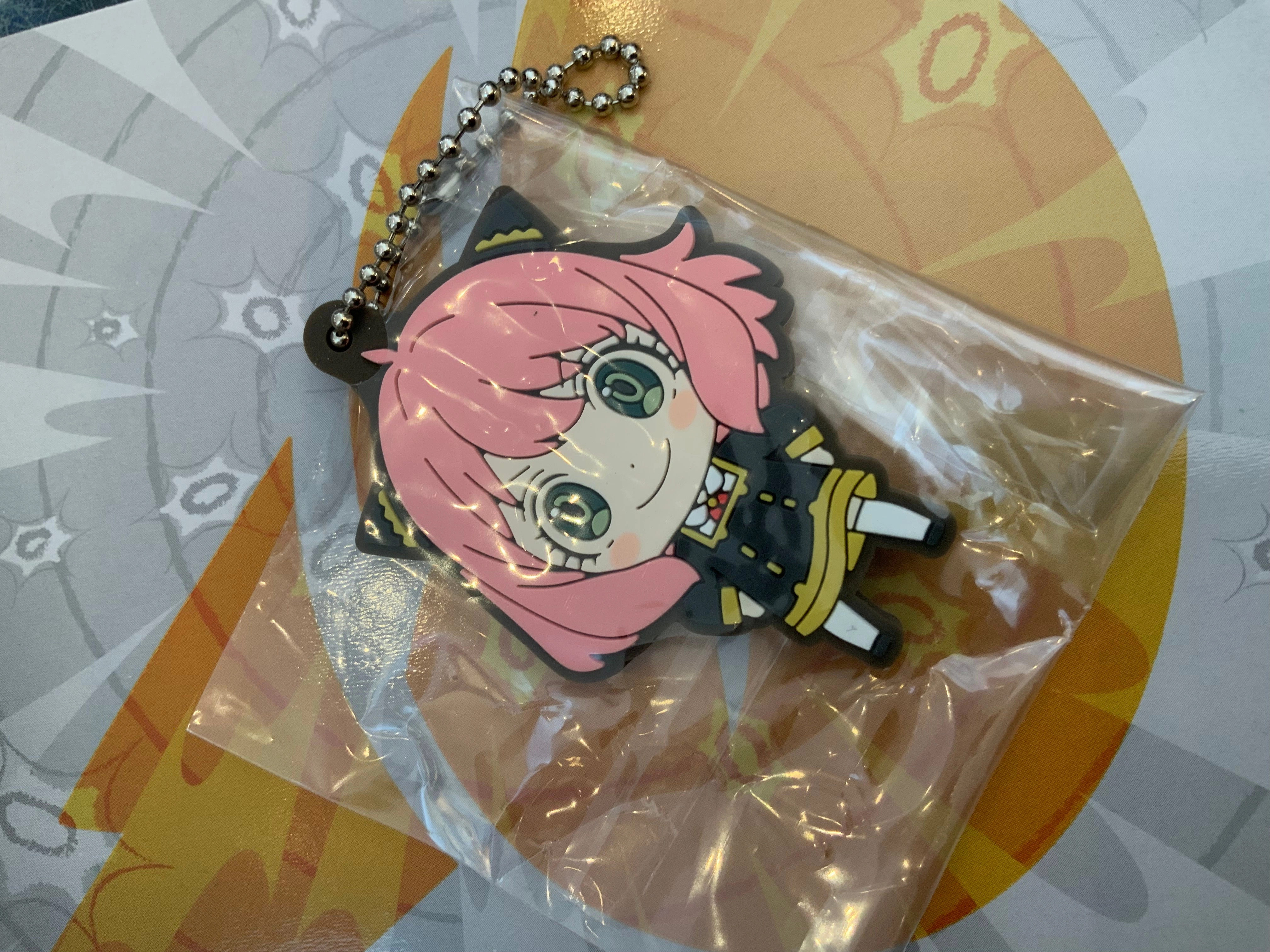 Spy x Family Character Rubber Keychain 8 Pieces Set (In-stock) Oceanic Art Mid Century