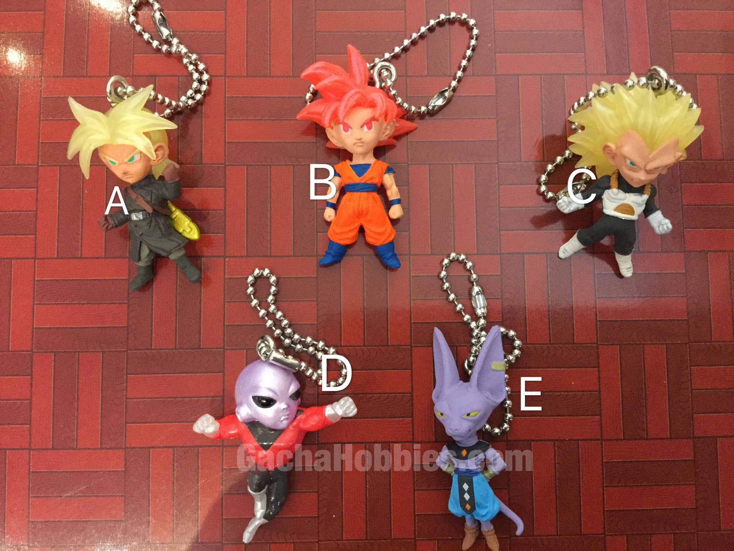 Cyborg Design Dragonball Mini Figure Keychain Set 5 Pieces (In-stock)