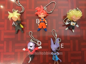 Dragonball Mini Figure Keychain Set 5 Pieces (In-stock) Miniature Toy
