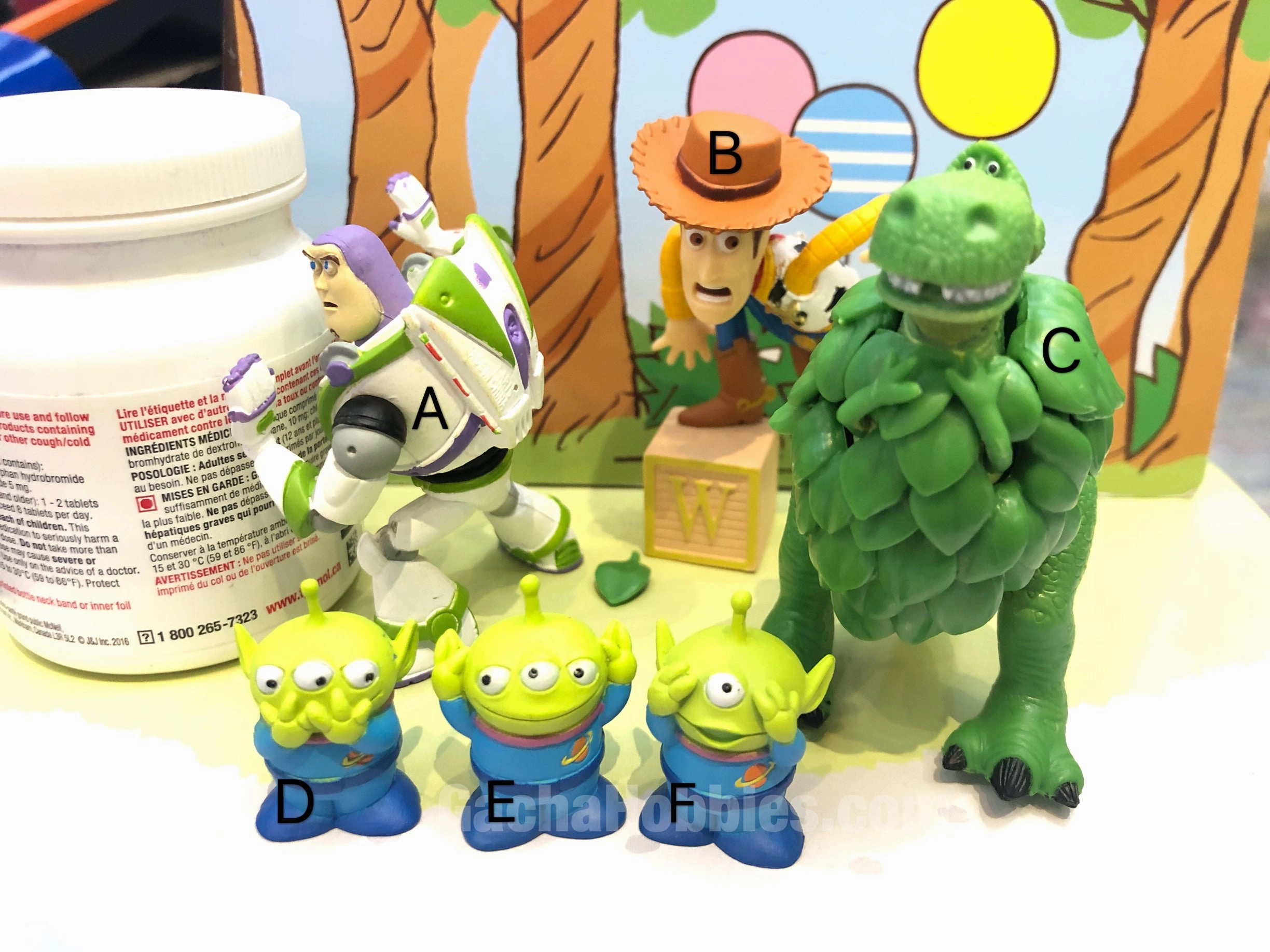 Takara Tomy Disney Toy Story Miikke Figure 6 Pieces Set (In-stock) Premium Merchandise