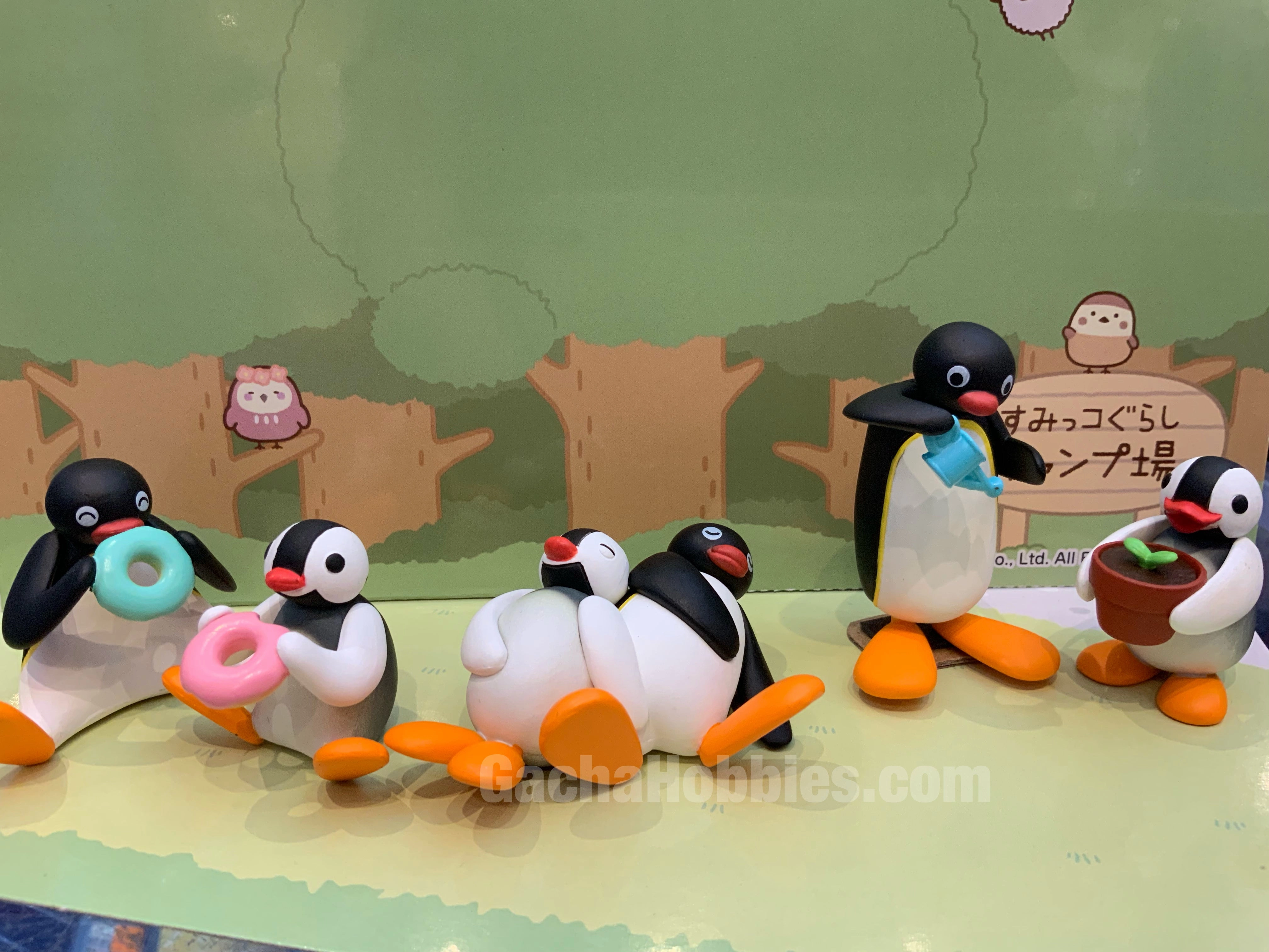 Holiday Ornament Takara Tomy Pingu and Pinga Friends Collection Daily Life Figure 5 Pieces Set (In-stock)