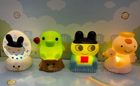 Tamagotchi and Friends Character Light Up Figure 4 Pieces Set (In-stock) School Project