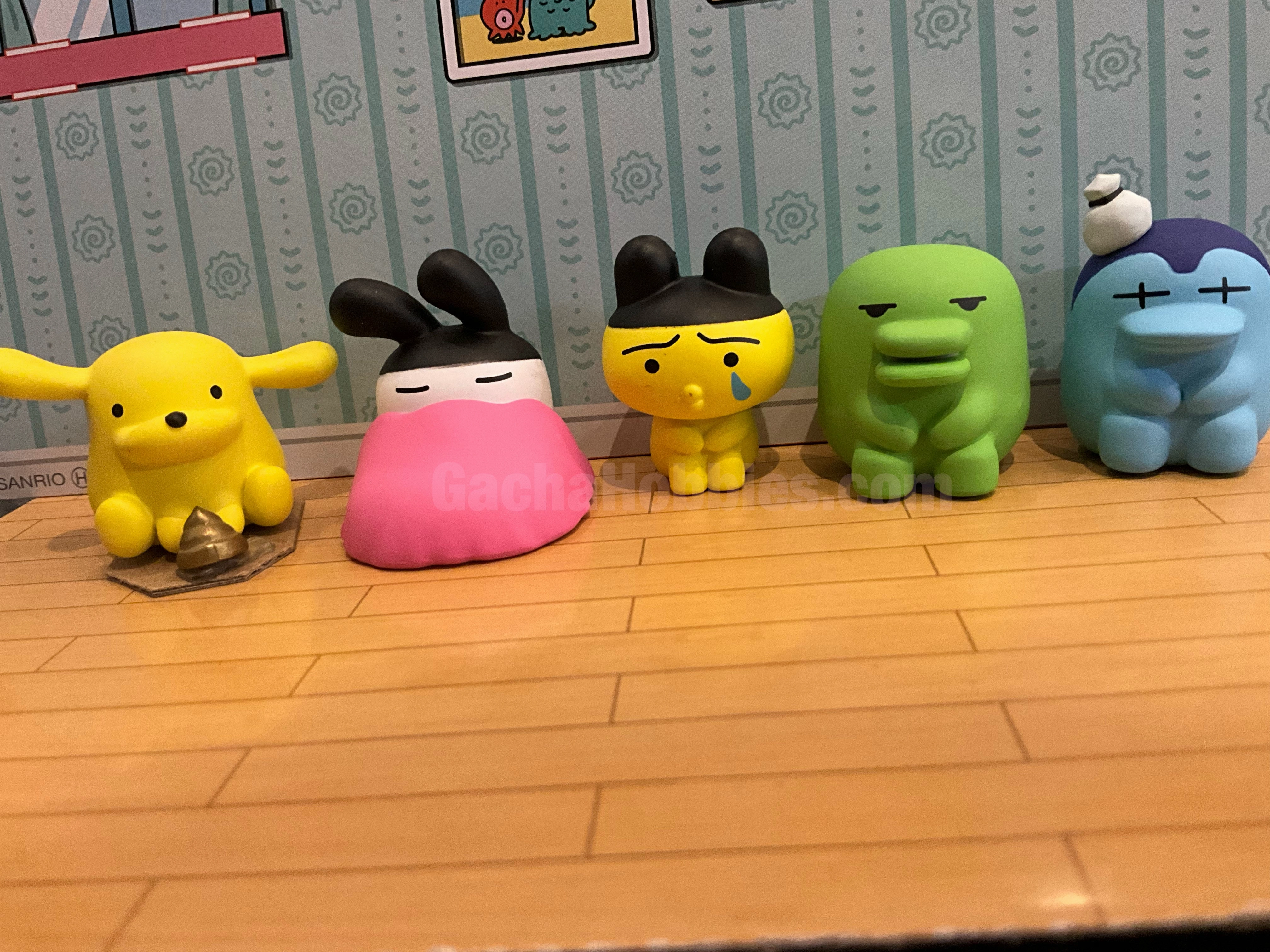 Anime Sculpture Chibi Item Tamagotchi and Friends Machibouke Small Figure 5 Pieces Set (In-stock)