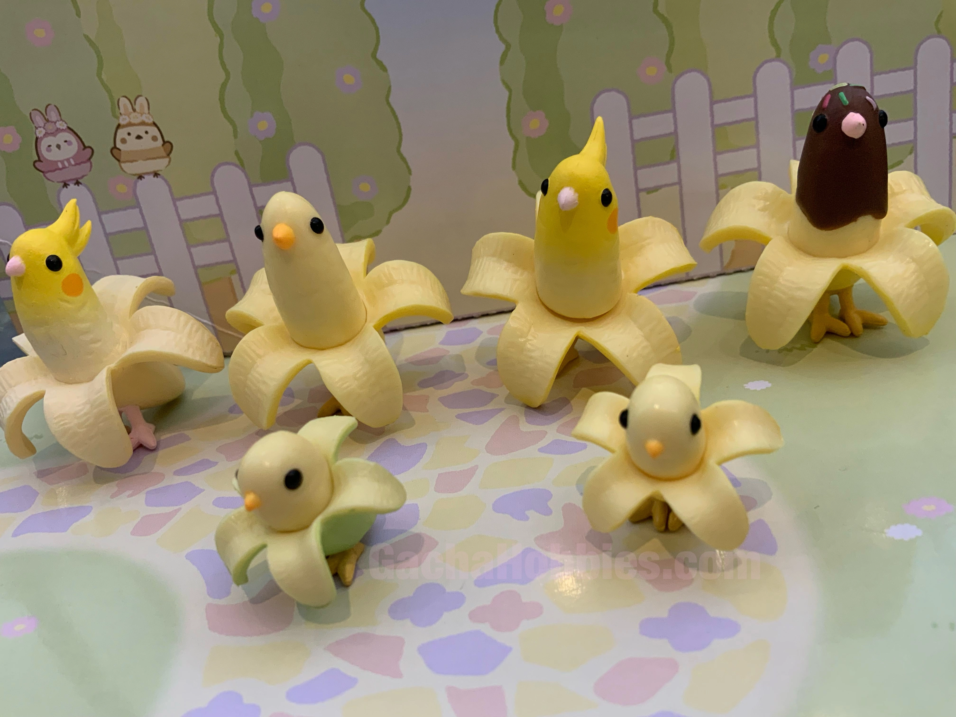 Worldwide Delivery Tarlin Banana Bird Revived Figure 6 Pieces Set (In-stock)