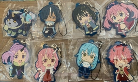 That Time I Got Reincarnated as a Slime Character Rubber Keychain 8 Pieces Set (In-stock) Gaming Art Robot Decor