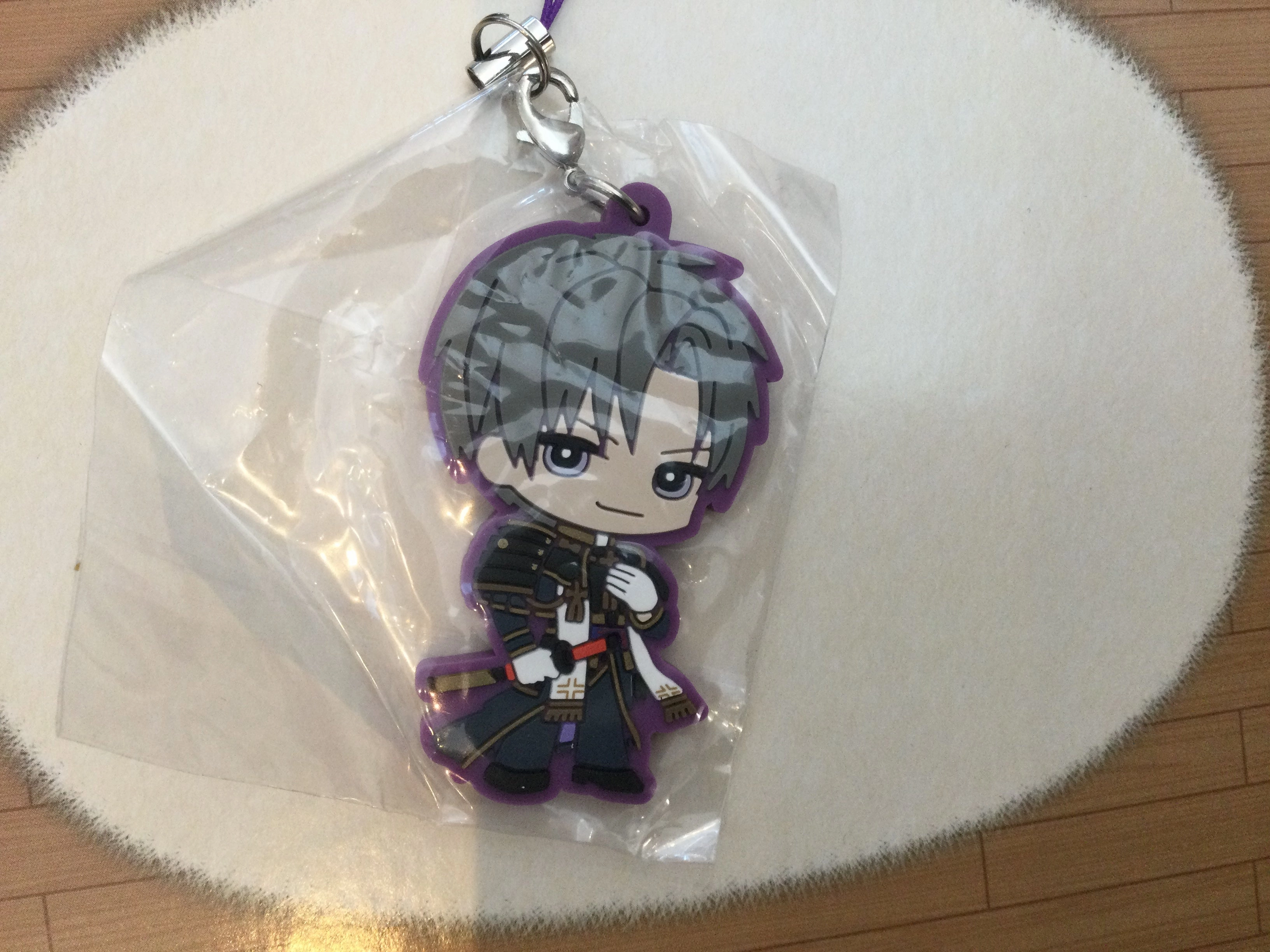 Touken Ranbu Kiwame Rubber Character Keychain Vol.4 7 Pieces Set (In-stock) Custom Arrangement Bathroom Accent