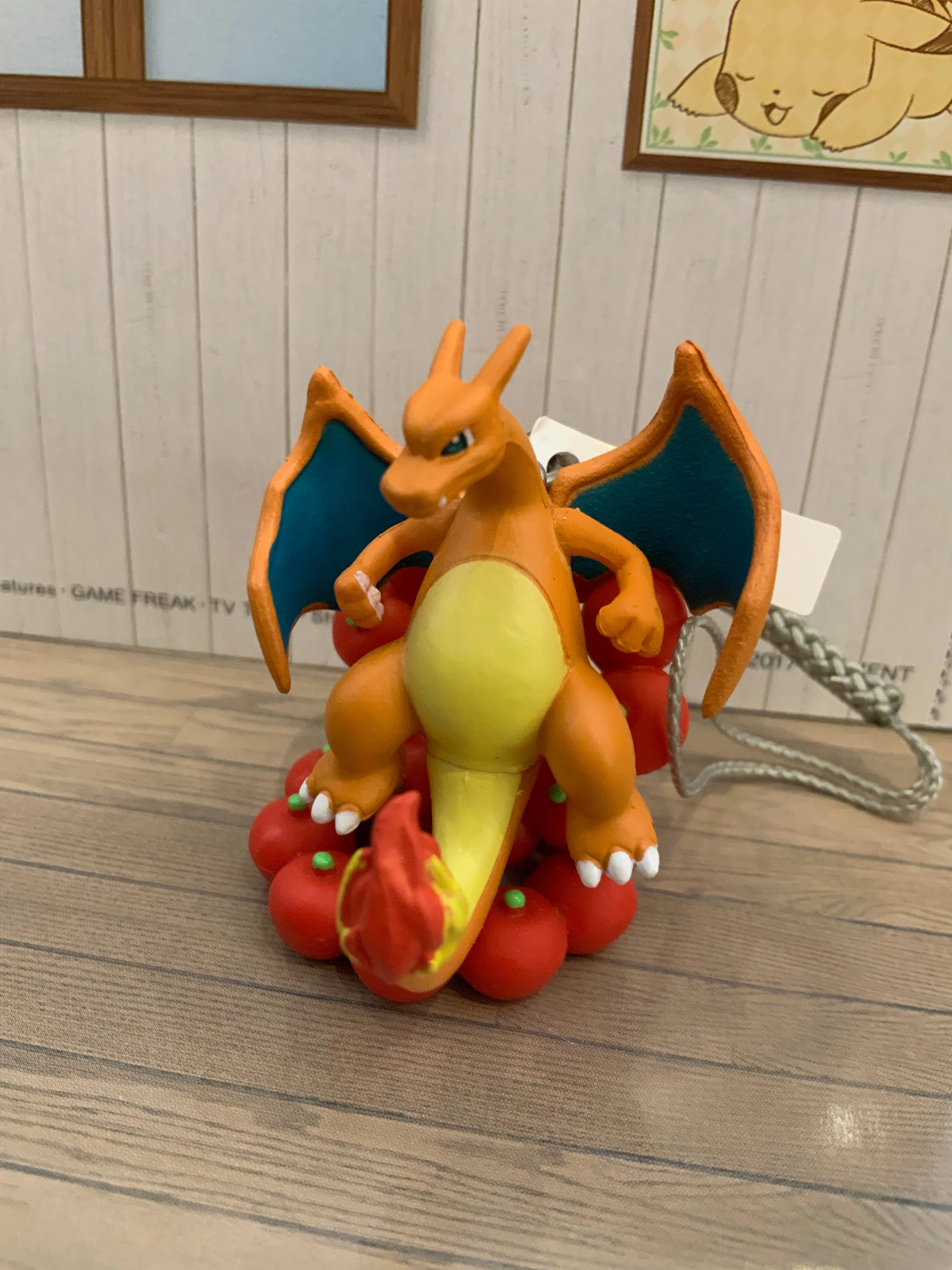 YouTube Background Chibi Display Pokemon Netsuke Mascot Legend Battle SIDE-A Figure Keychain 5 Pieces Set (In-stock)