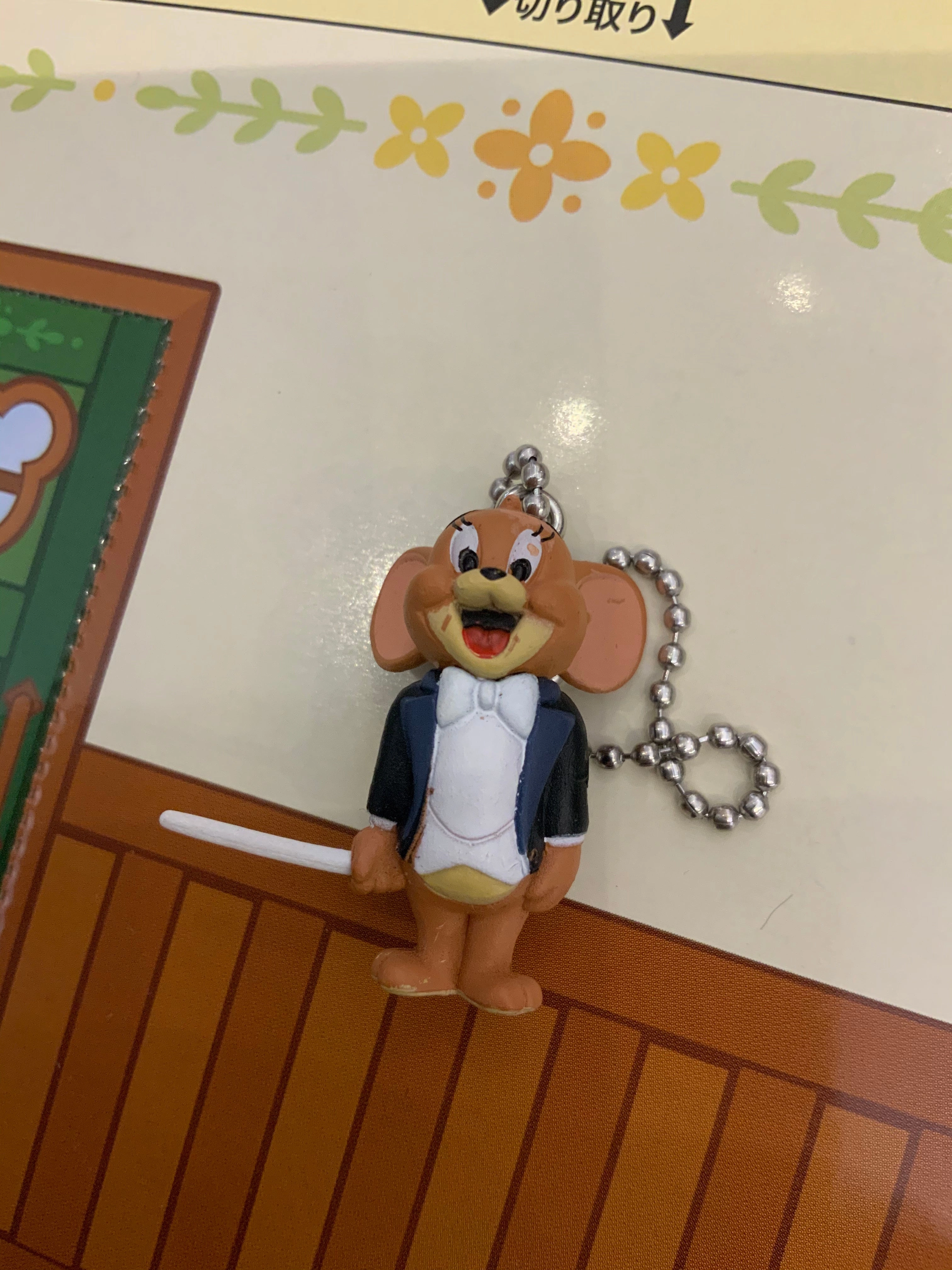 Mother's Day Superhero Pose Tom And Jerry Mini Figure Keychain 5 Pieces Set (In-stock)