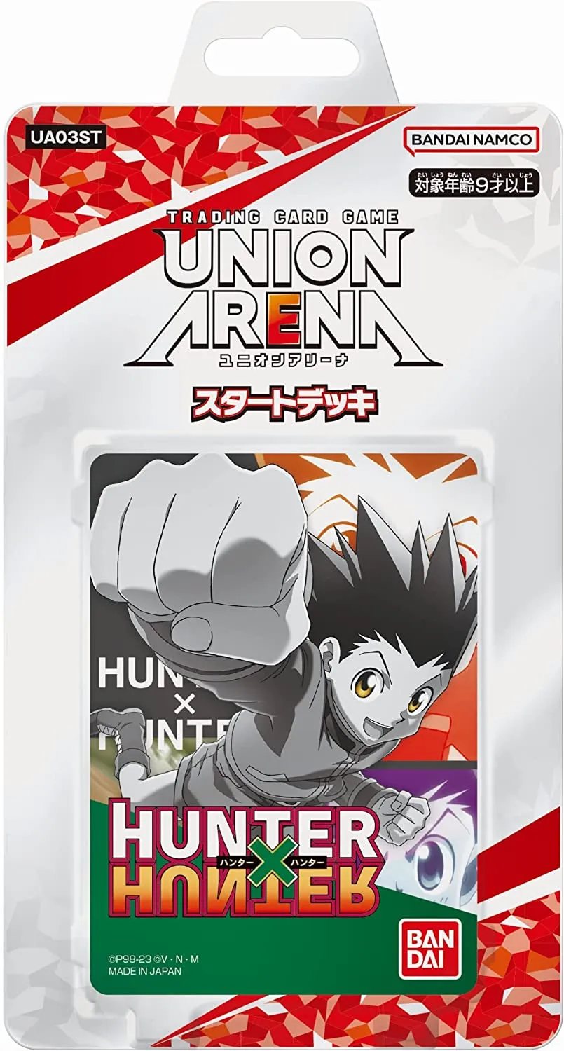 UNION ARENA "Hunter x Hunter" Start Deck UA03ST Hidden Drop Discovery Secret Miniature Box