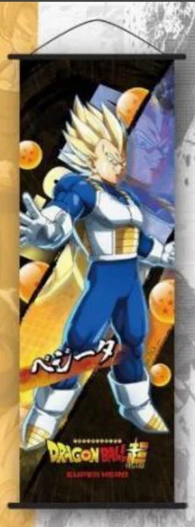 Wall Scroll | Dragon Ball | Vegeta (SS) Science Model