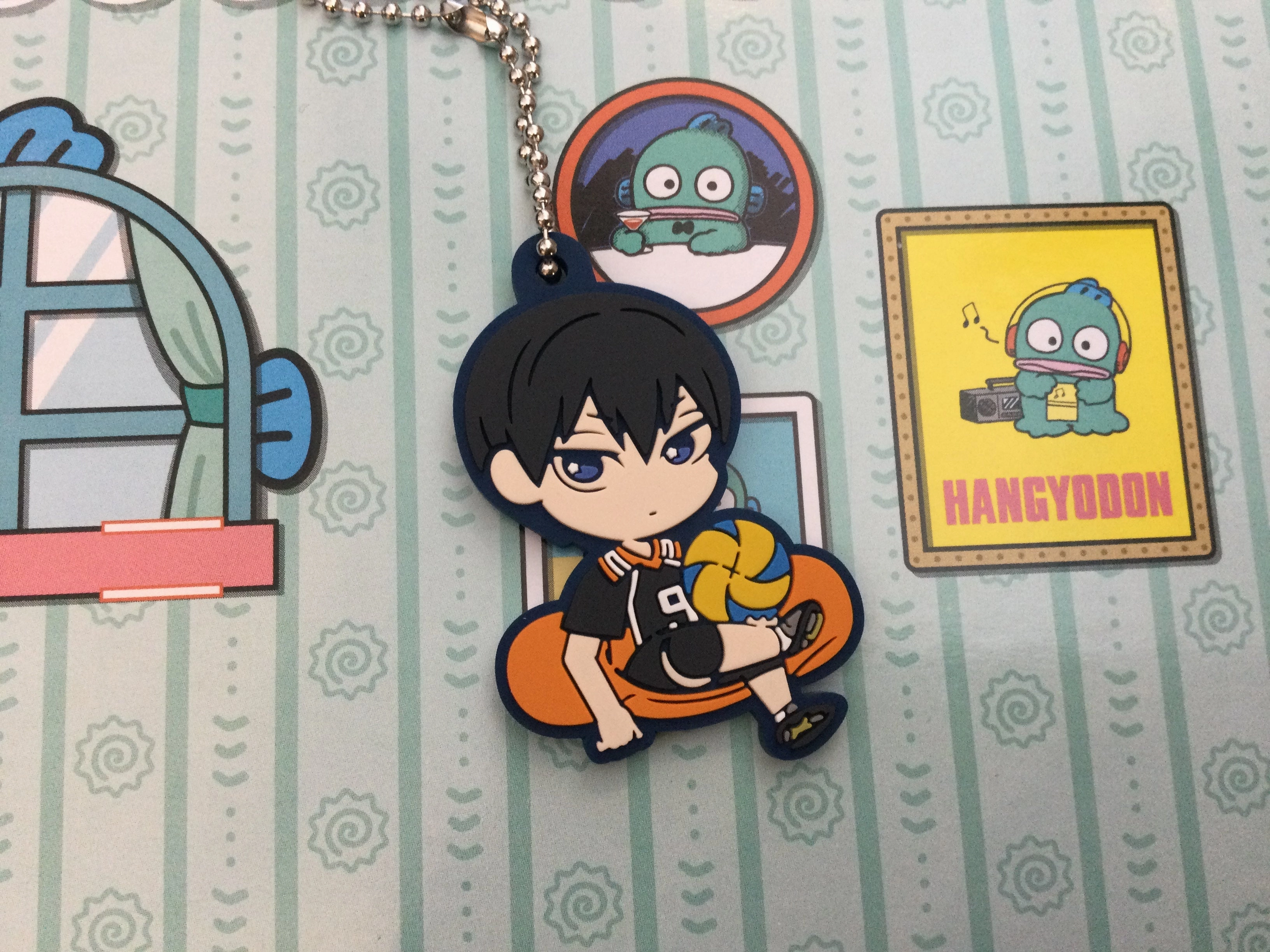 trade show Haikyuu Characters Rubber Keychain 8 Pieces Set (In-stock)