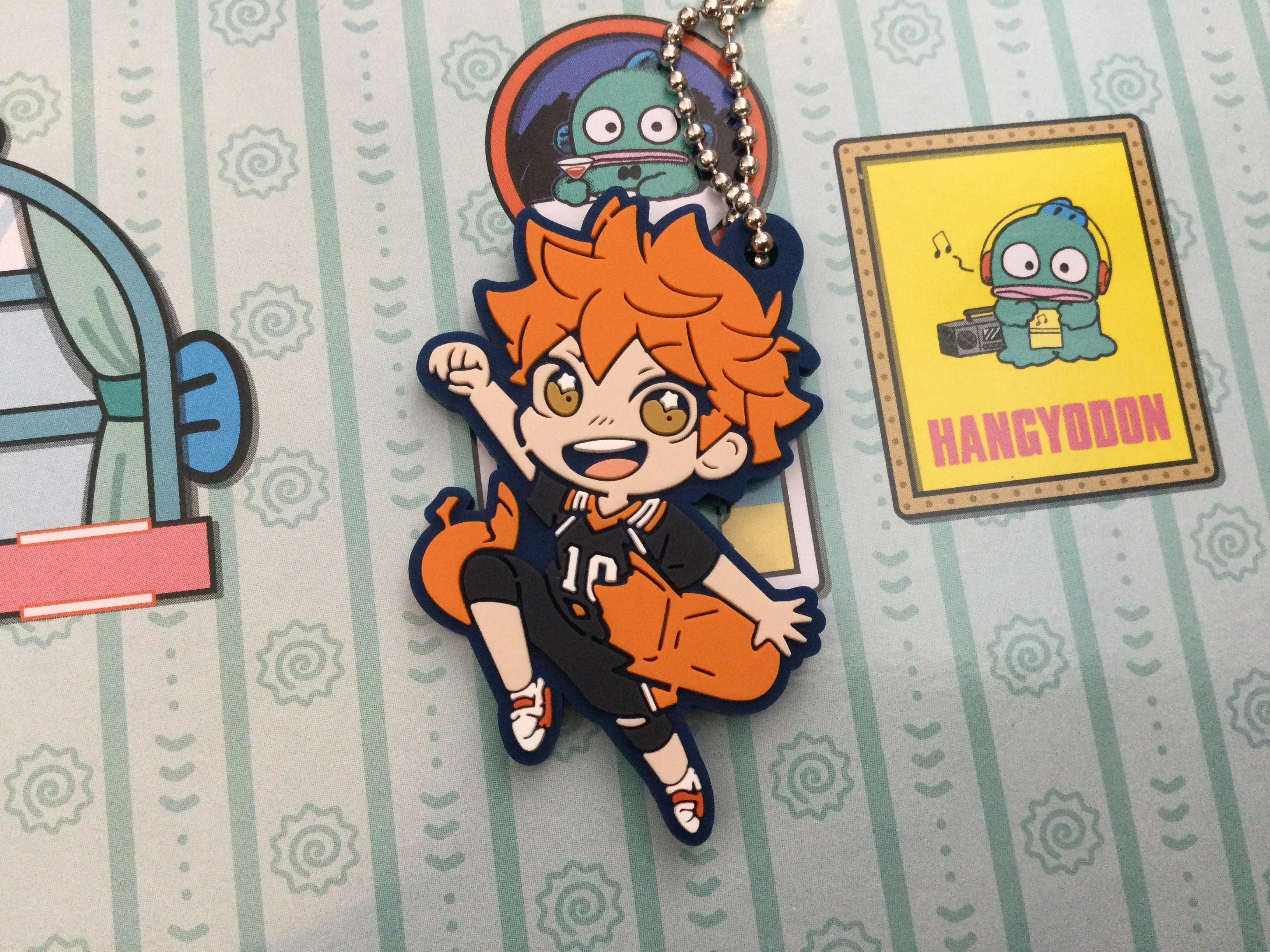 Childhood Memory Complete Collection Haikyuu Characters Rubber Keychain 8 Pieces Set (In-stock)