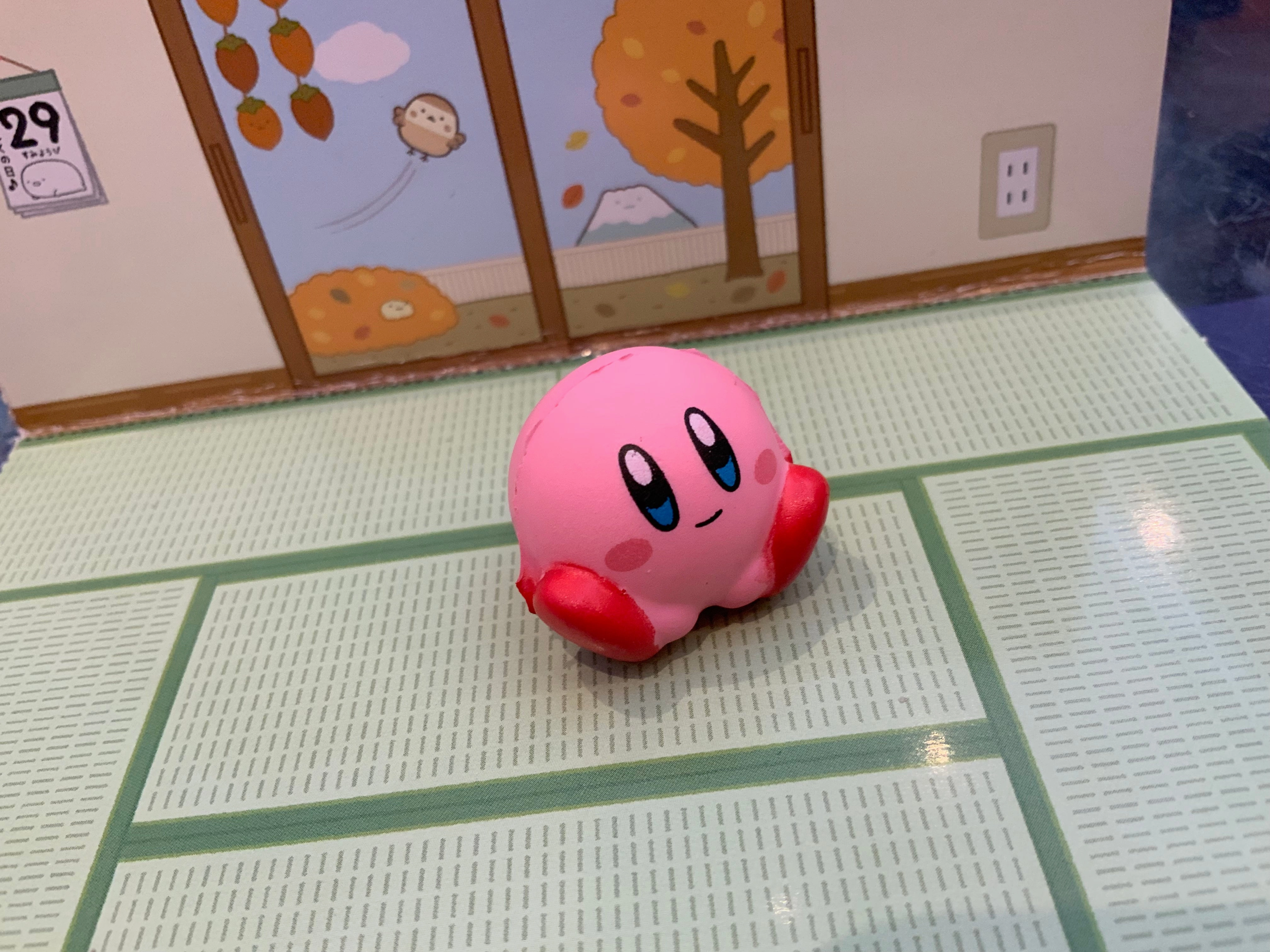 Acrylic Stand Impressionist Art Takara Tomy Kirby Soft Figure 4 Pieces Set (In-stock)