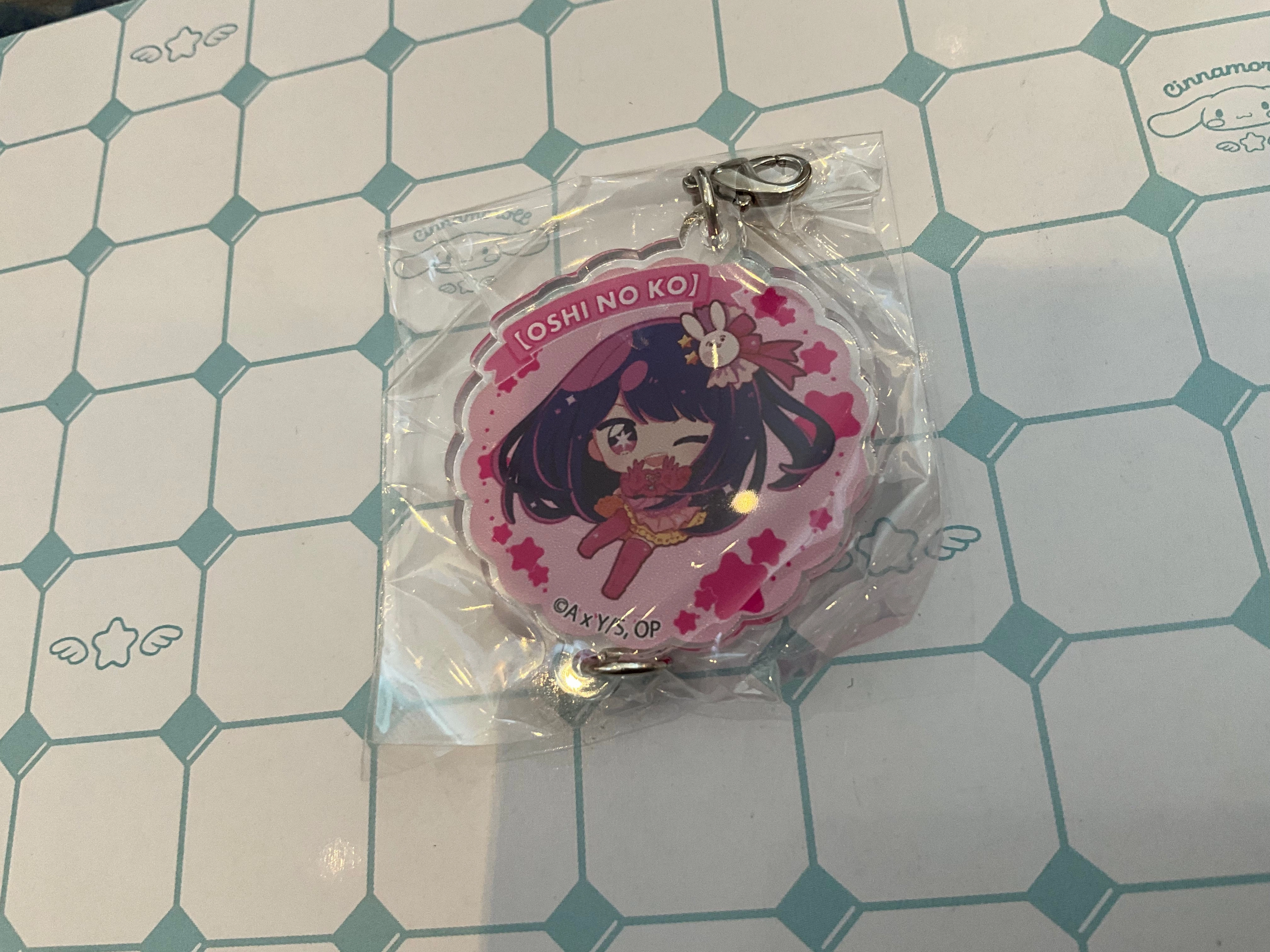 Anime Piece Robot Goods NIC Oshi no Ko Characters Acrylic Keychain 8 Pieces Set (In-stock)