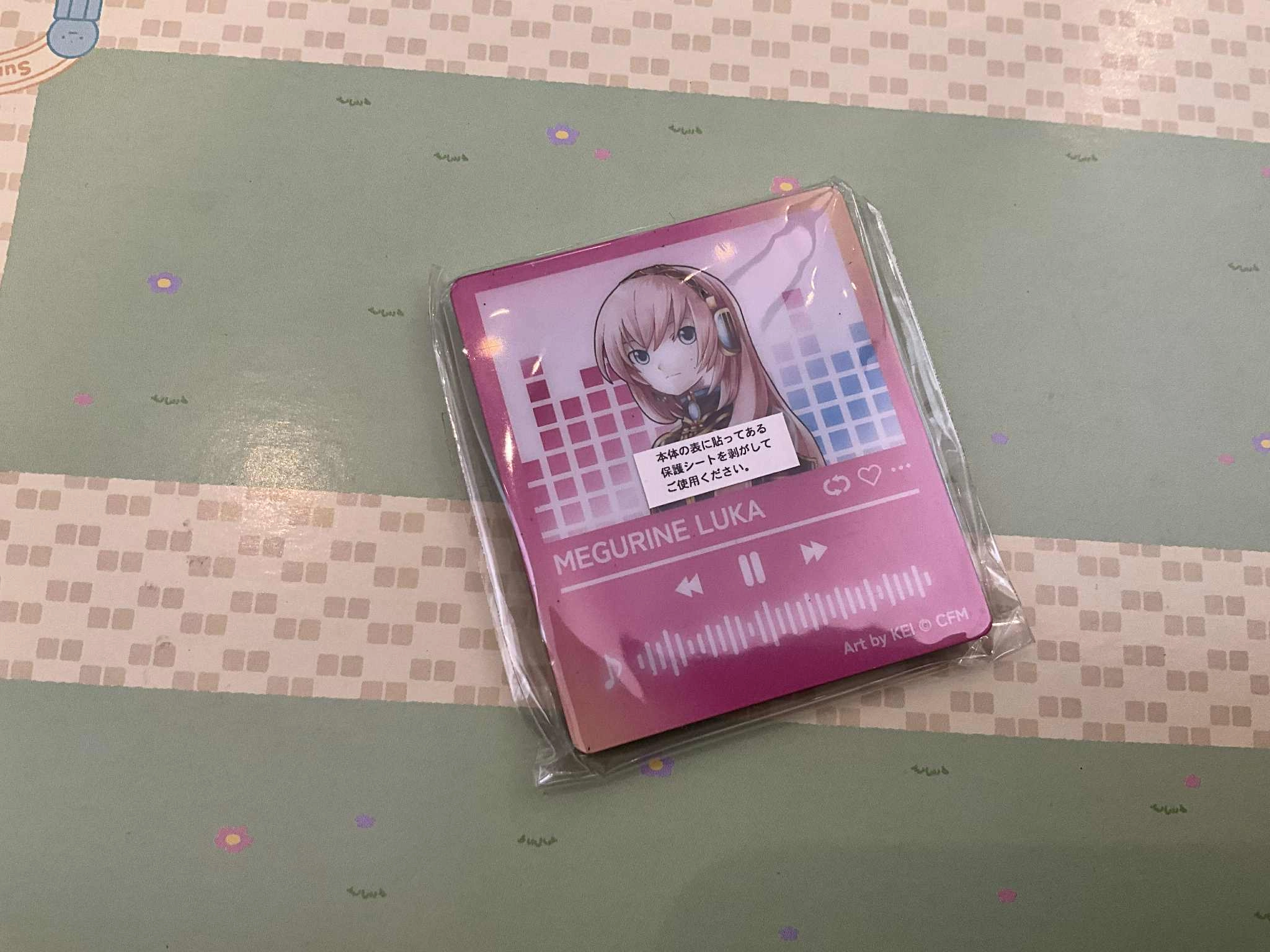 Display Cabinet Vocaloid Hatsune Miku and Friends Music Player Magnet 6 Pieces Set (In-stock)