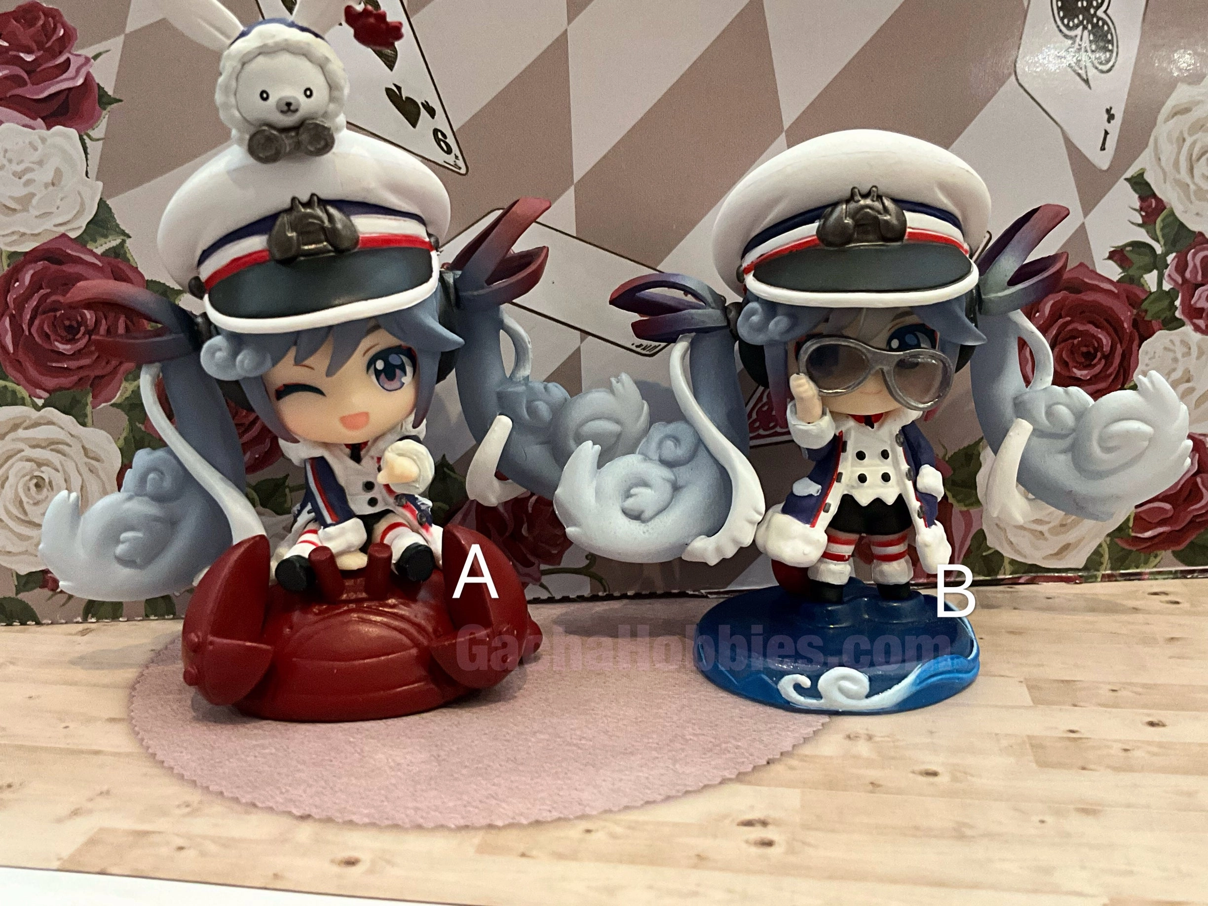 Vocaloid Snow Miku 2022 Grand Voyage Chibi Figure 2 Pieces Set Limited (In-stock) Limited Display Chibi Merchandise