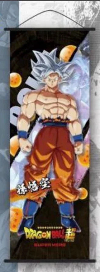 Manga Character Wall Scroll | Dragon Ball | Goku (Perfected Ultra Instinct)
