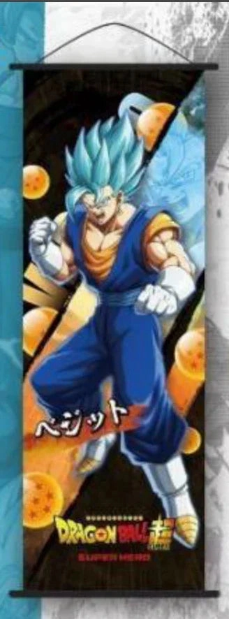 Adventure Character Wall Scroll | Dragon Ball | Vegito (SS Blue)