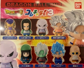 Limited Collectible Dragon Ball Super 3 Character Figure 8 Pieces Set (In-stock)