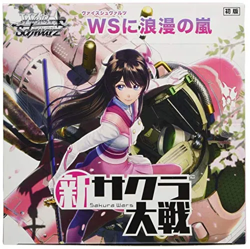 Weiss Schwarz Booster Pack "Project Sakura Wars" Toy Pack Unboxing Random Drop Display