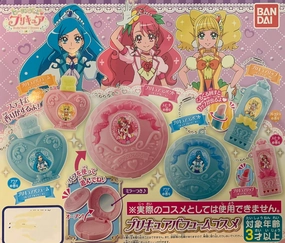 PVC Collectible Precure Healing Cosmetic Toy 6 Pieces Set (In-stock)