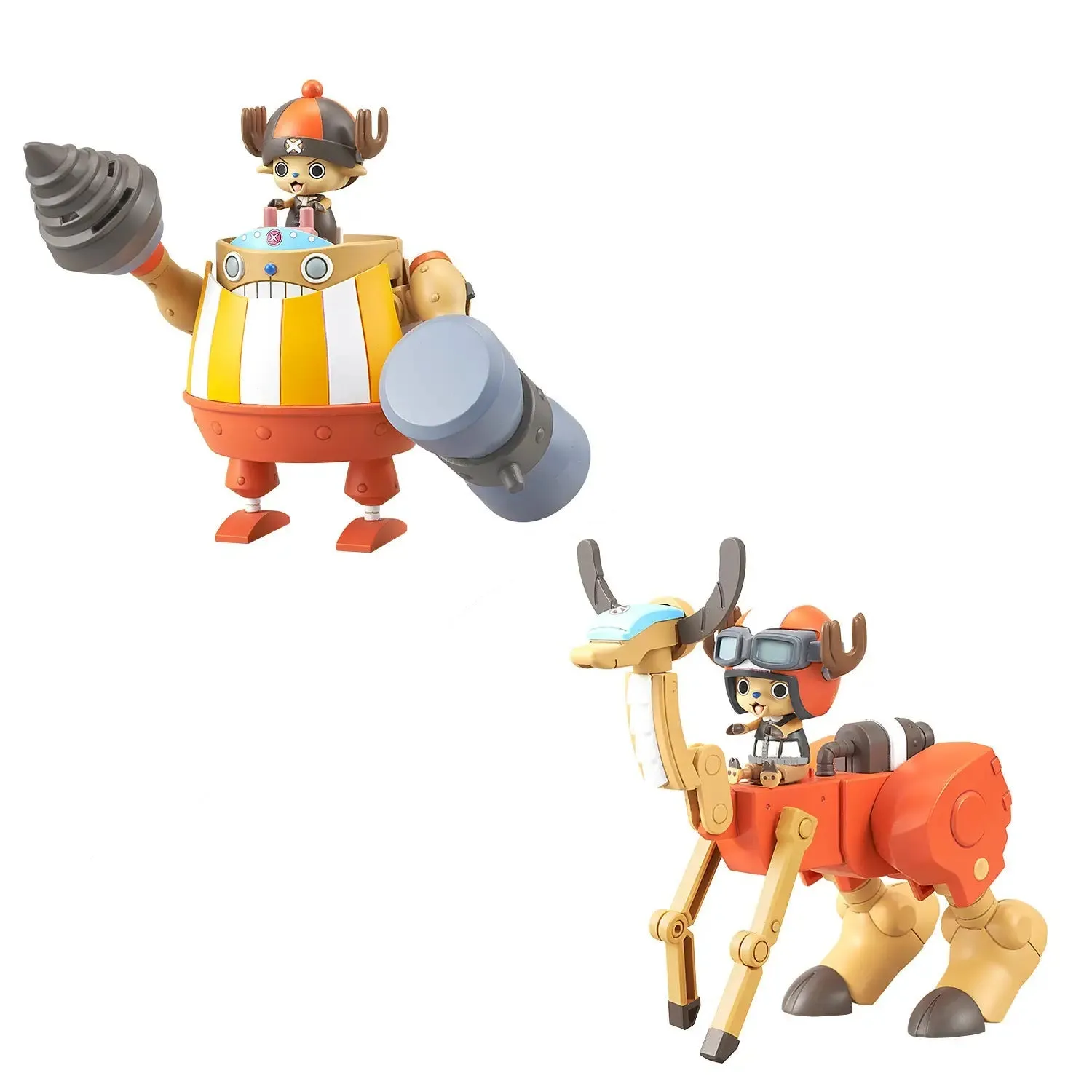 Premium product Bandai One Piece Chopper Robot Super 04 Kung Fu Tracer & 05 Walk Hopper Model Kit