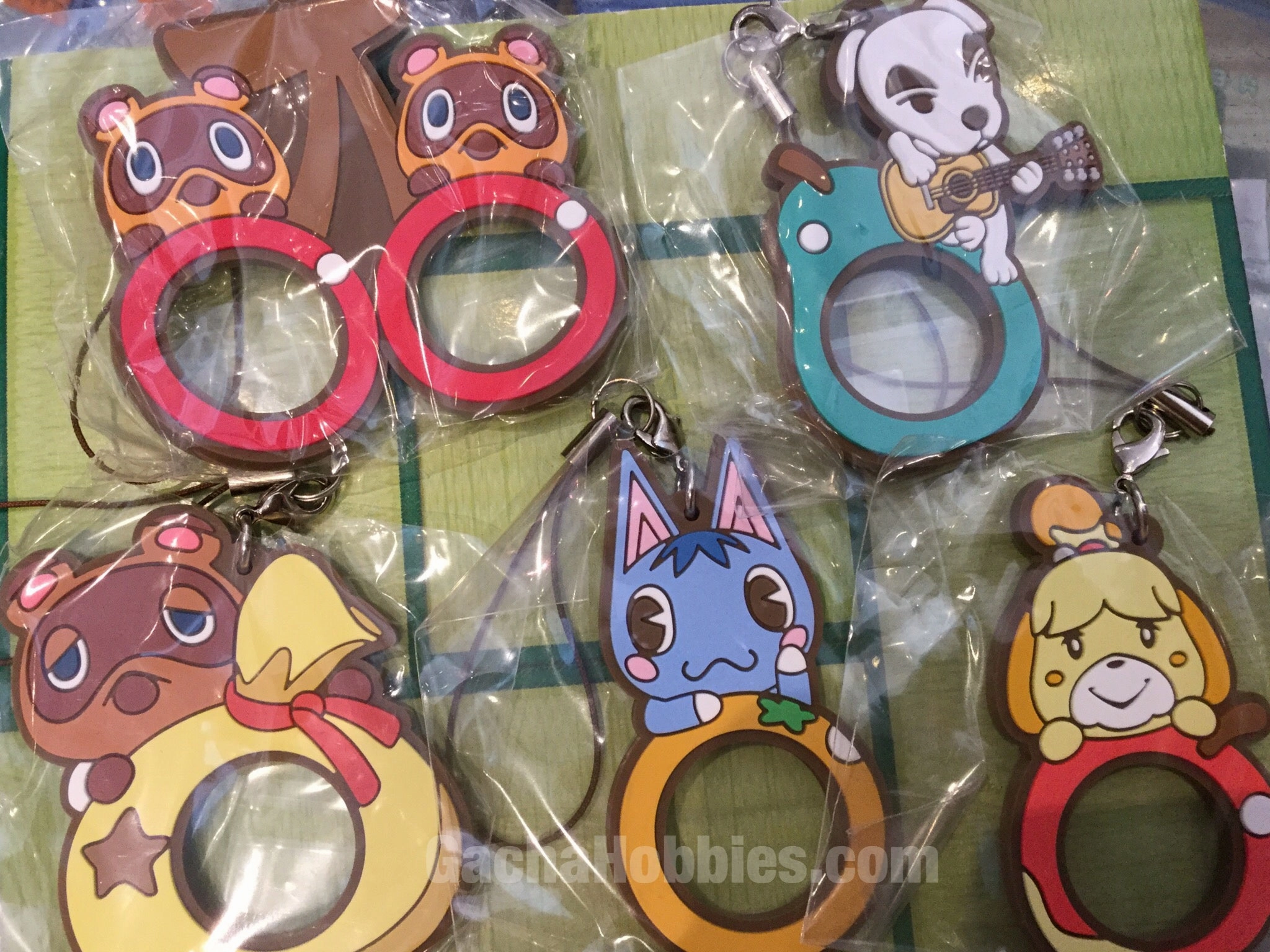 Gashapon Animal Crossing Rubber Keychain Set (In Stock) Static Pose Small Sculpture