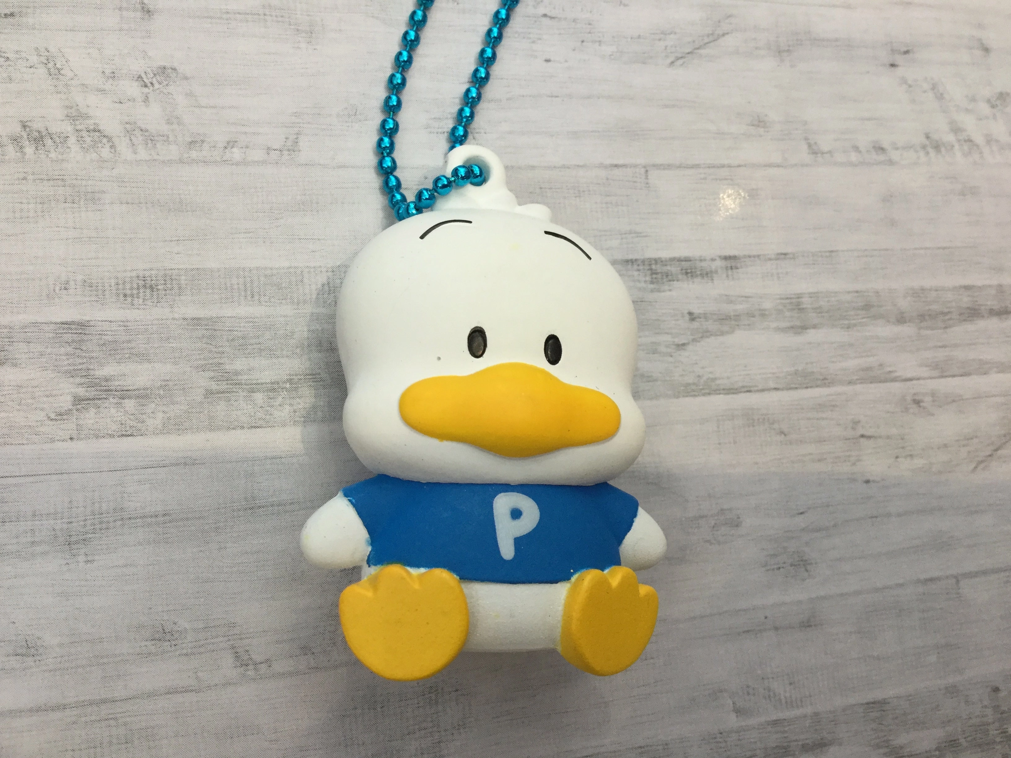 Collectible Decor Sanrio Characters Flat Mascot Team Bulu Figure Keychain 6 Pieces Set (In-stock)