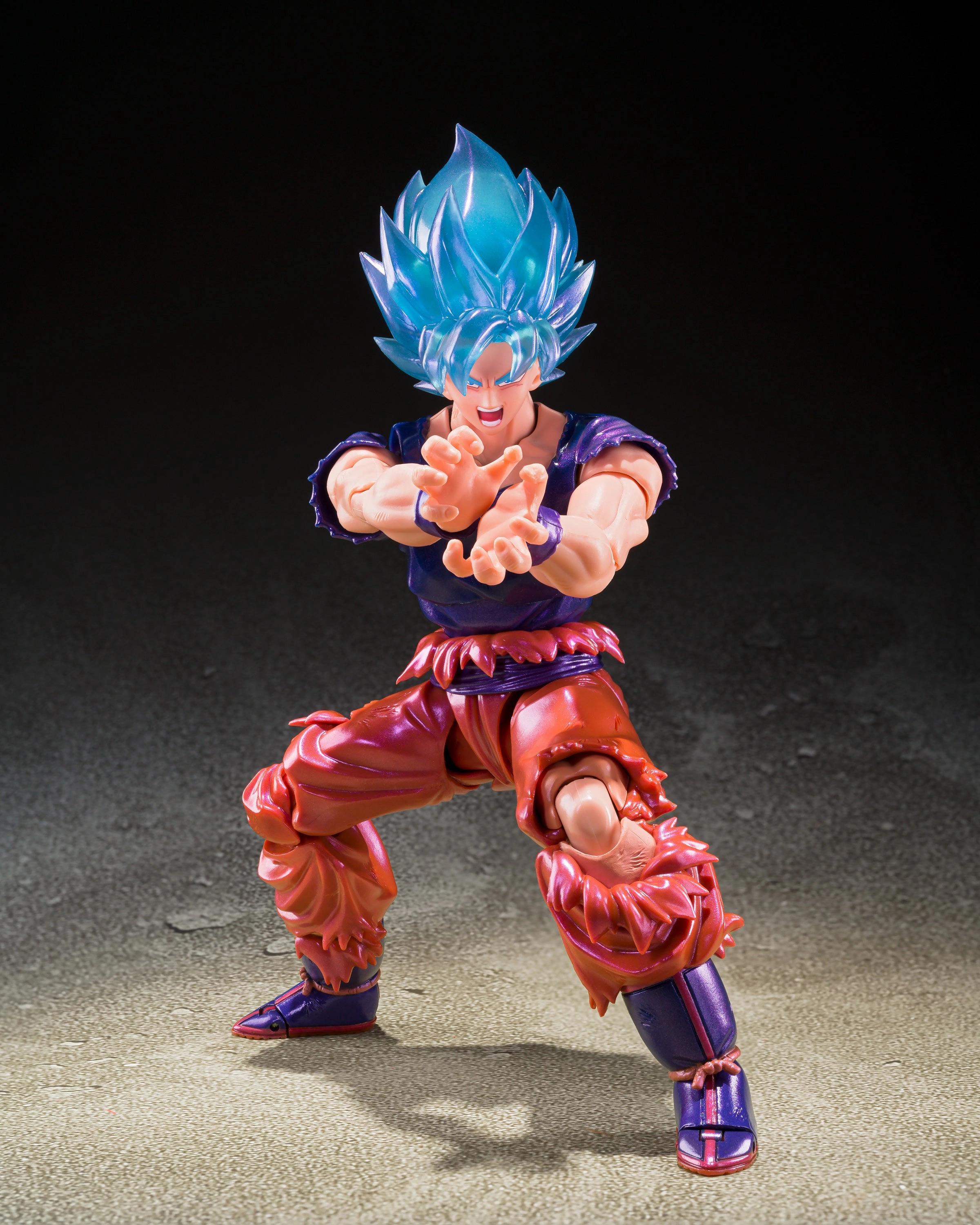 S.H. Figuarts Dragon Ball Super Super Saiyan God Super Saiyan Son Goku Kaio-Ken Exclusive Action Figure Asian Zen Multiple Accessories